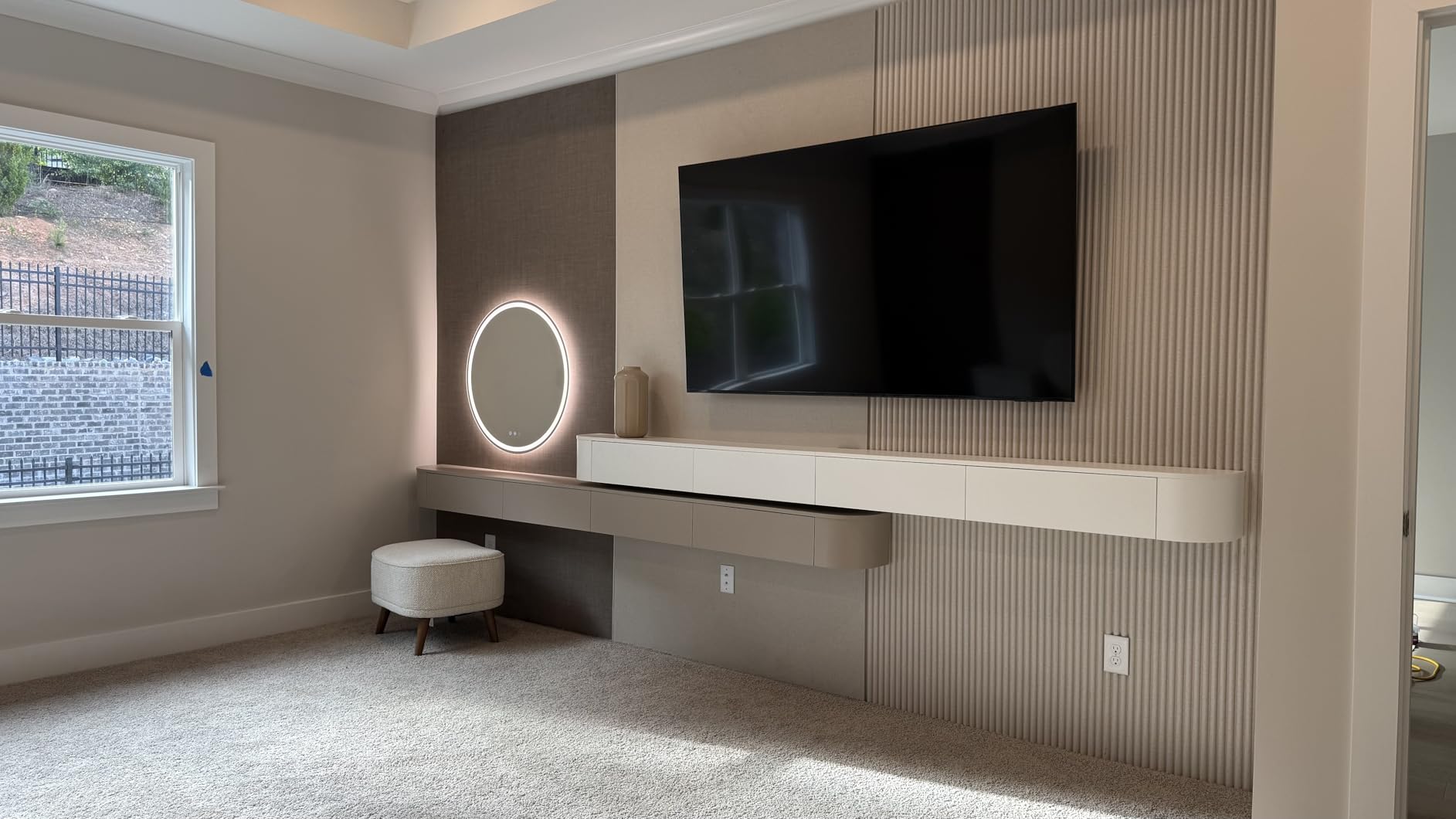 LOVESPEJO Round Backlit Mirror Bathroom 30