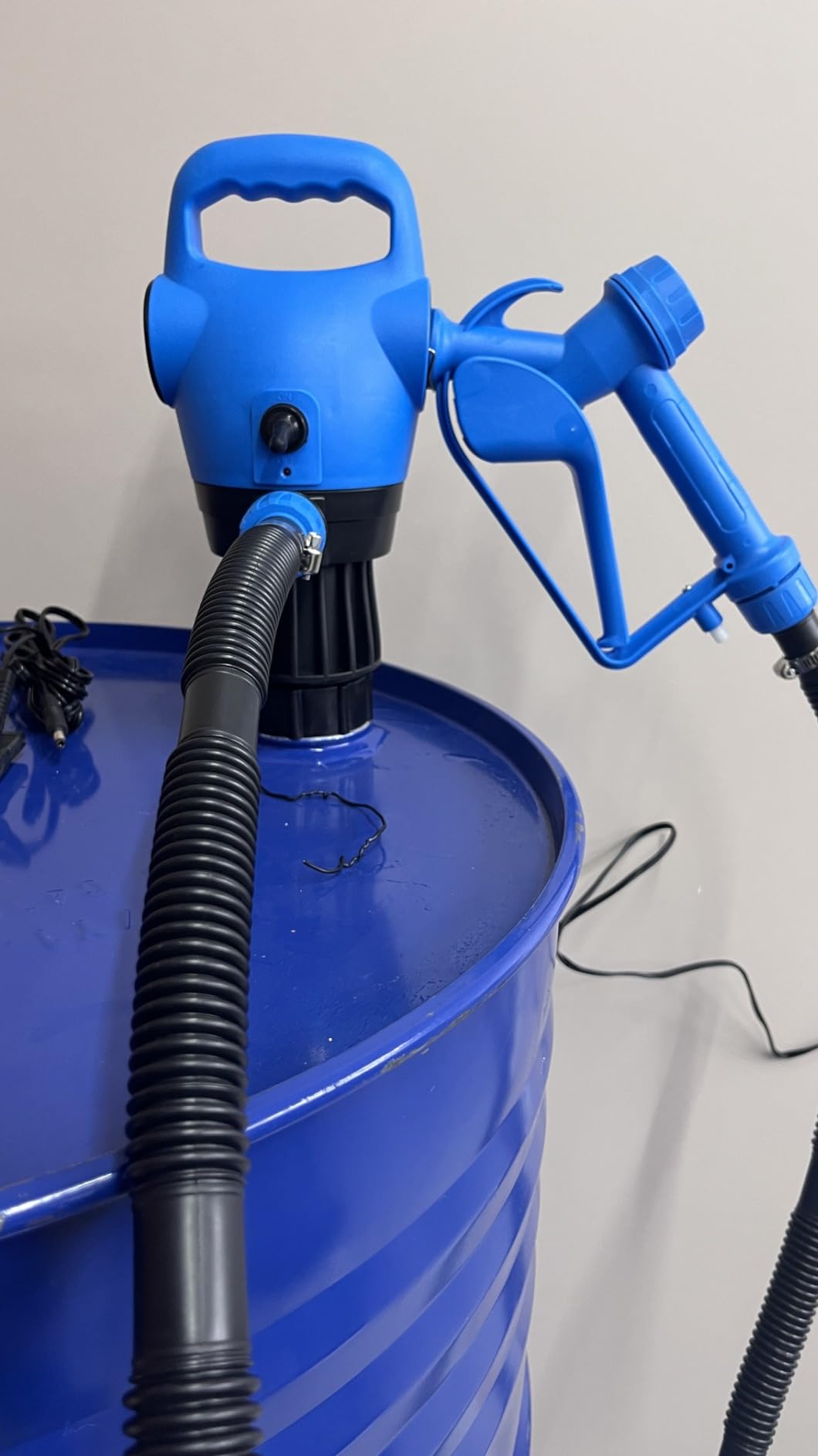 Electric Drum Barrel Pump with 120V AC/12V DC Power, 55 Gallon Drum Pump with Built-in 2-Inch Bung Adapter, 5 Gallons Per Minute Flow Rate, for DEF, Diesel, Water, Antifreeze customer photo 2