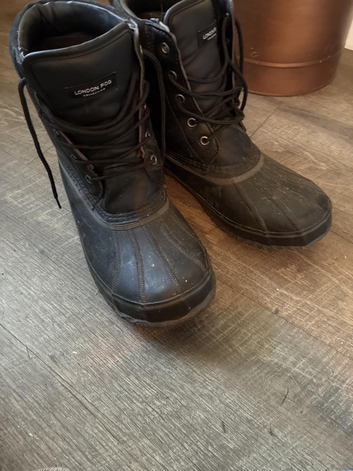 LONDON FOG Mens Ashford Waterproof and Insulated Duck Boot customer photo 2
