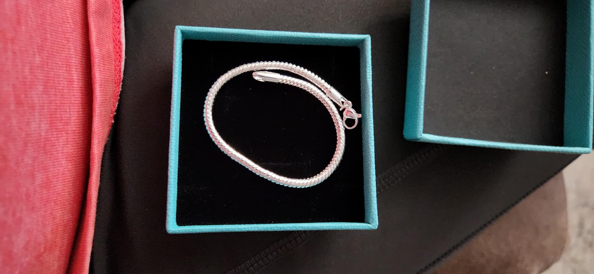 Charm Bracelets for Women, 925 Sterling Silver Plated/14k Gold Bracelet 3mm Dainty Snake Chain Bracelet Men Non Tarnish Jewelry Gifts for Her customer photo 1
