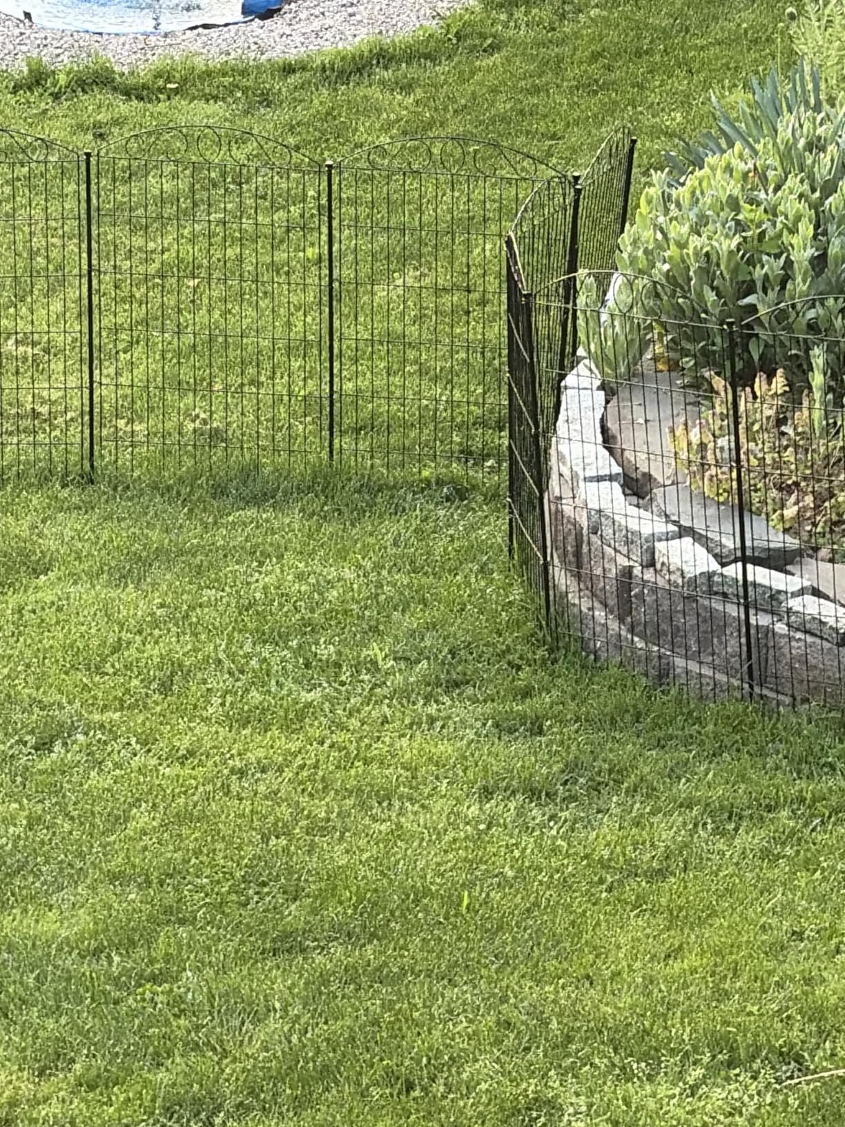 12 Panel No Dig Decorative Garden Fence with Gate 42