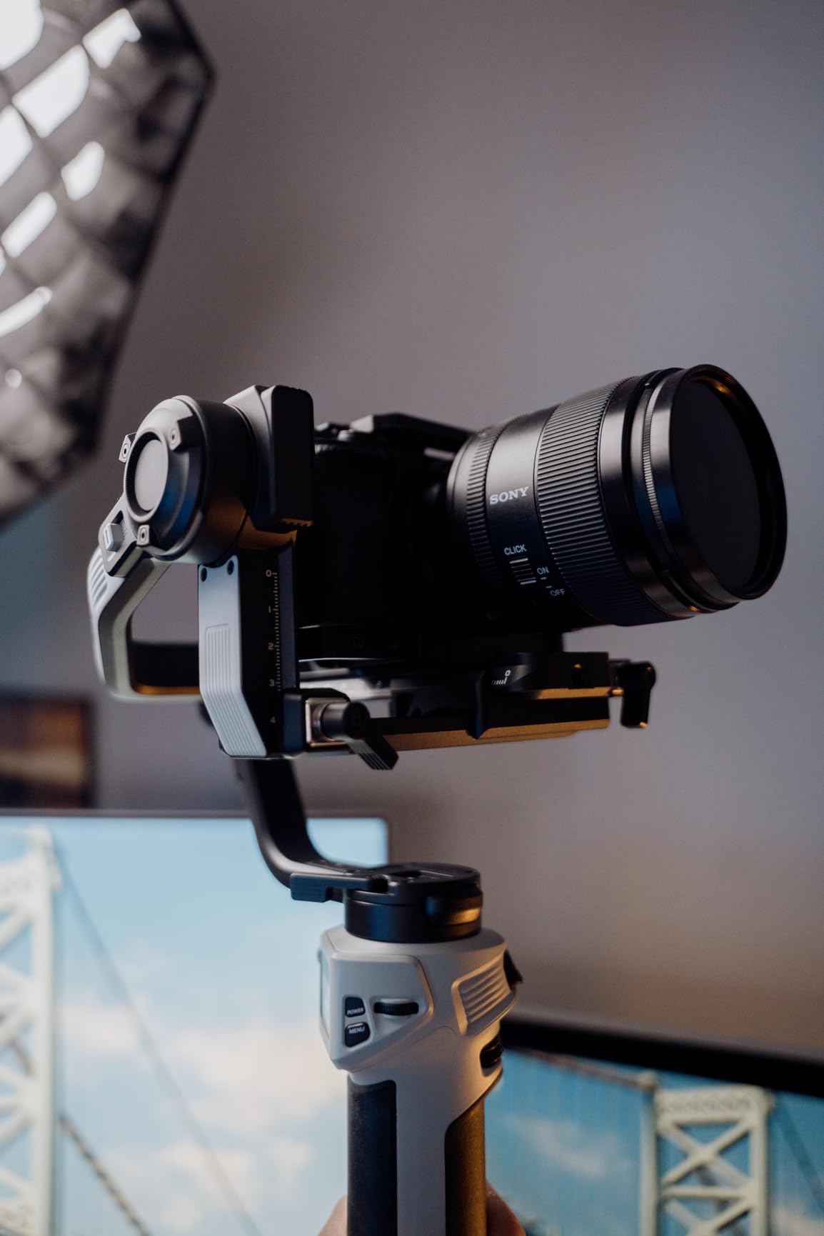 CINEPEER Crane 4E 3-Axis Camera Gimbal Stabilizer for Canon Sony | Extendable Sling Grip Native Vertical Shooting Handheld Camera Gimbal for Canon/Sony/Panasonic/Nikon customer photo 1