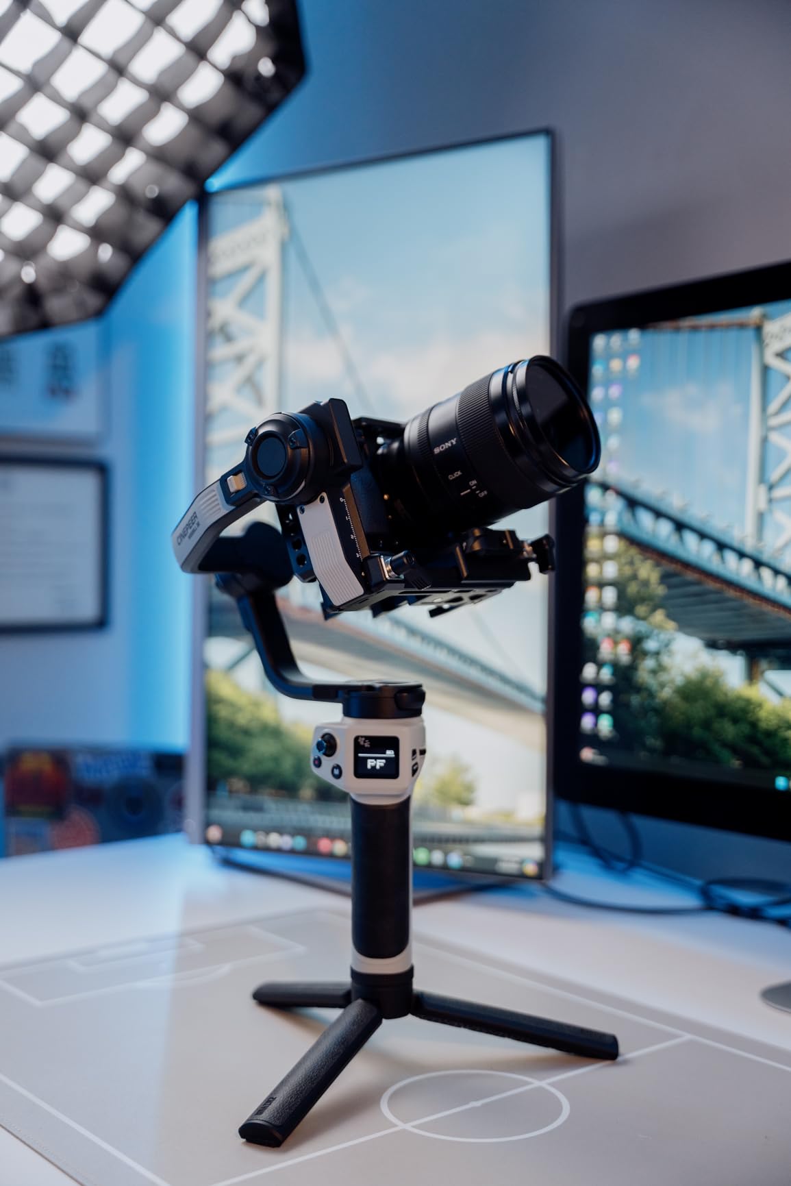 CINEPEER Crane 4E 3-Axis Camera Gimbal Stabilizer for Canon Sony | Extendable Sling Grip Native Vertical Shooting Handheld Camera Gimbal for Canon/Sony/Panasonic/Nikon customer photo 2