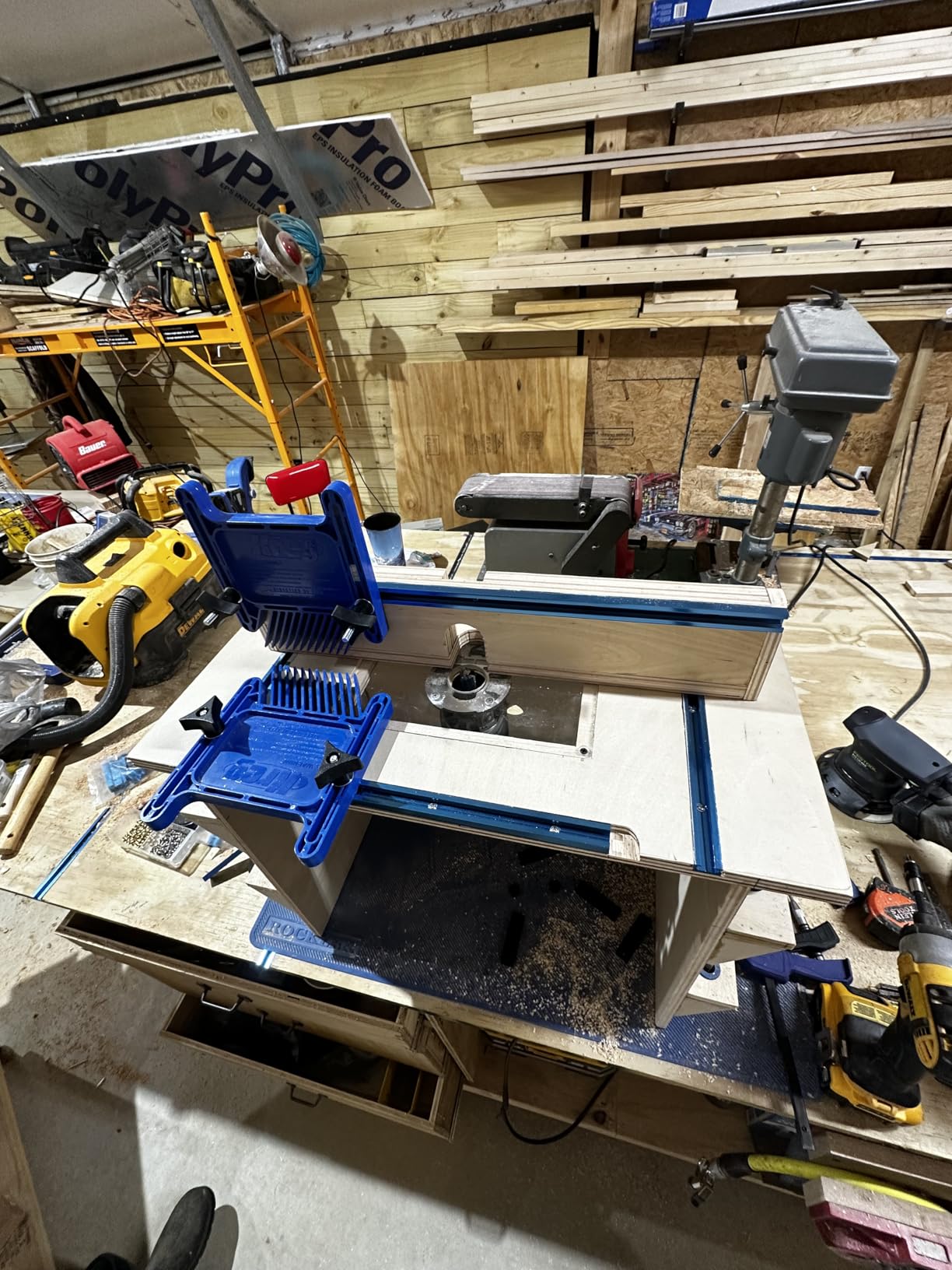 POWERTEC 71372V 36 Inch Double-Cut Profile Universal T-Track with Predrilled Mounting Holes, 4 Pack customer photo 1