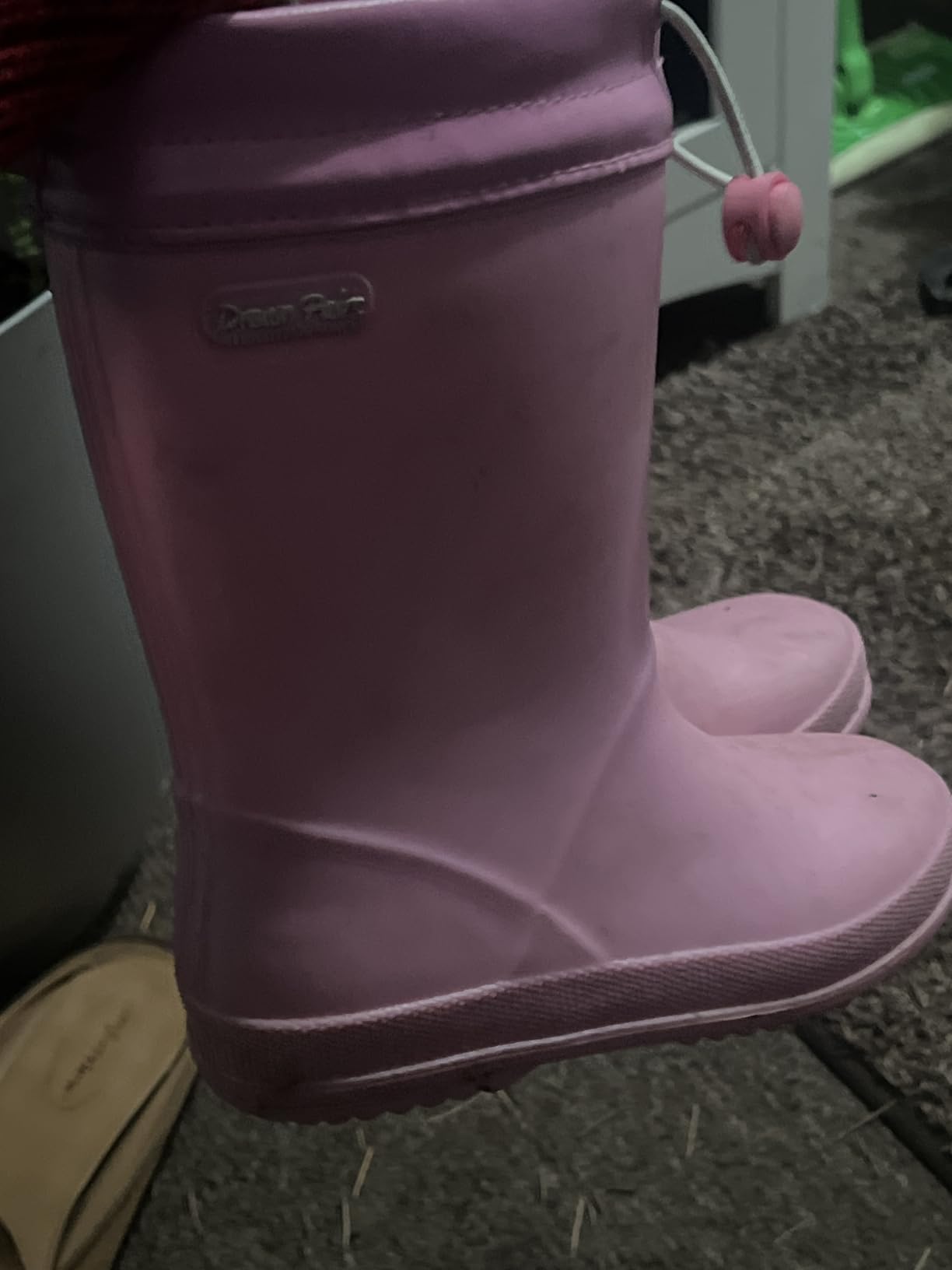 DREAM PAIRS Kids Waterproof Fleece Lined Rain Boots customer photo 2