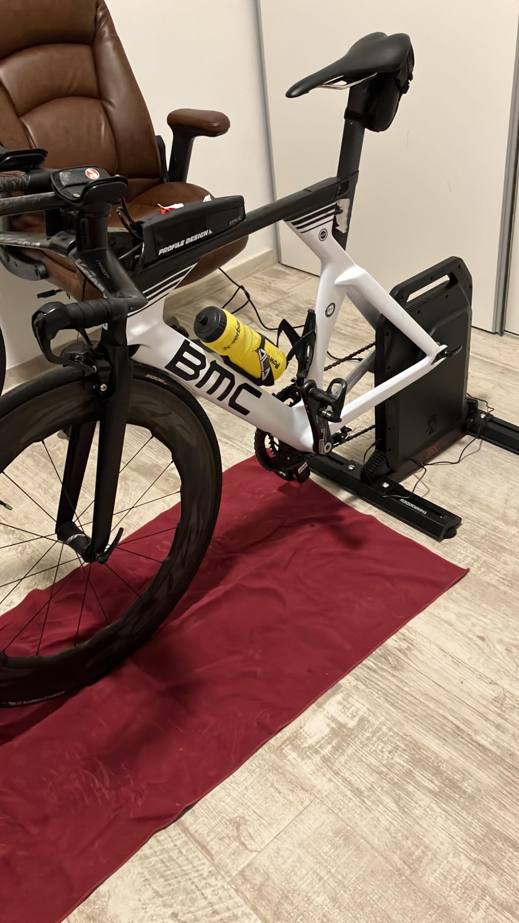 ThinkRider XXPRO Smart Bike Trainer, 2500W, 25% Gradient, ANT+ & BLE, Direct Drive, Self-powered and Plug-in, Virtual Shifting, Uphill & Downhill Simulation, Super Quiet, Indoor customer photo 2