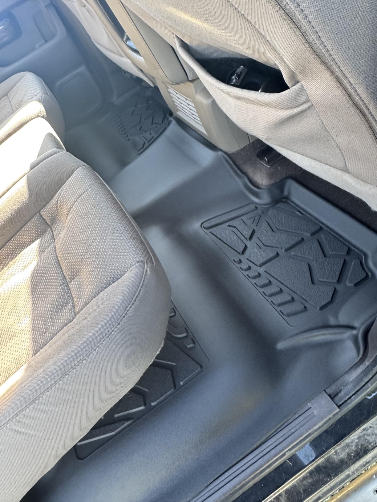 LASFIT Floor Mats & Cargo Liner for Chevrolet Chevy Bolt EV 2017-2023 | Not EUV, All Weather TPE, Custom Fit Full Set, Easy to Wash, Durable Black Car Mats, No-curling Floor Liners customer photo 2