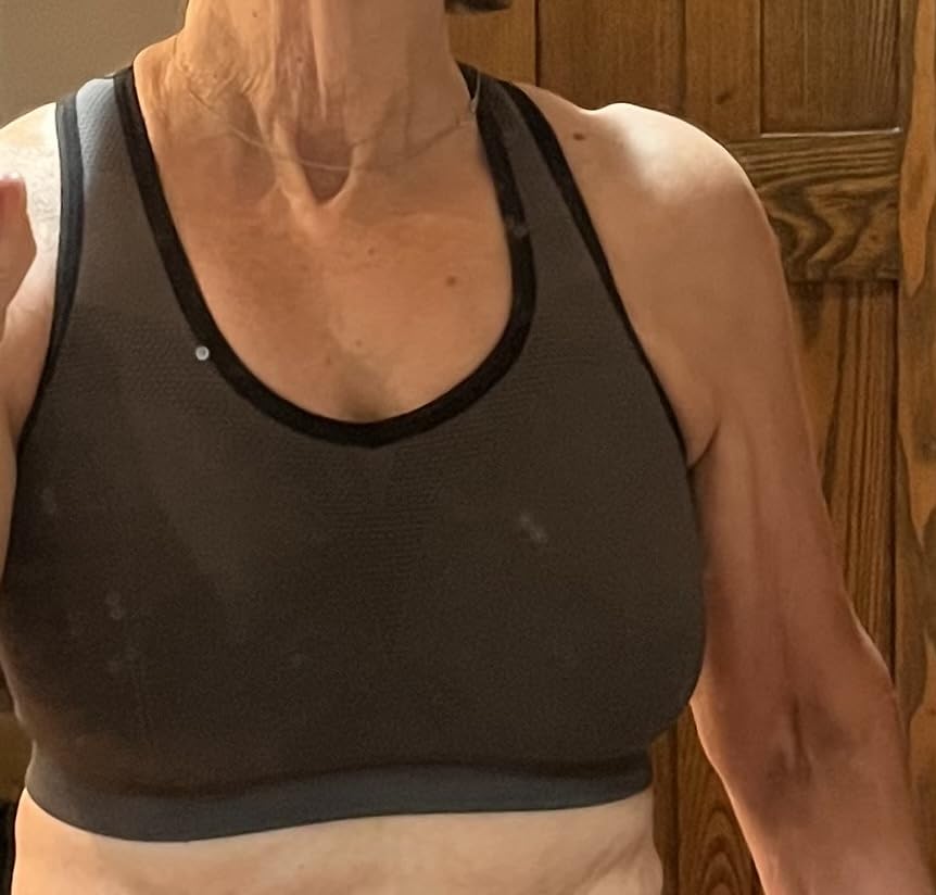 MIRITY Women Racerback Sports Bras - High Impact Workout Gym Activewear Bra customer photo 2