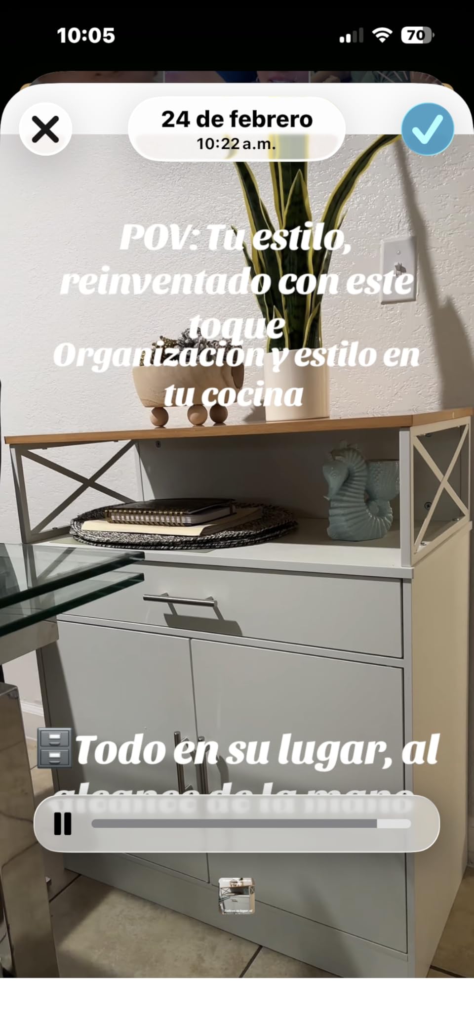 Shintenchi Kitchen Buffet Cabinet with Adjustable Shelf, Modern Kitchen Storage Cabinet, Farmhouse Coffee Bar Cabinet (White) customer photo 1