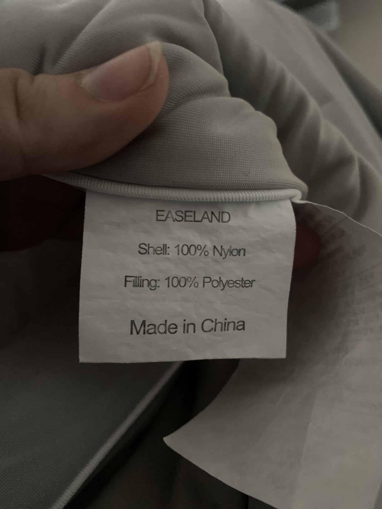 EASELAND Cooling Comforter Queen, Upgraded Double-Sided Q-MAX 0.45+ | Cooling Blanket for Hot Sleepers & Night Sweats, Breathable & Lightweight Summer Comforter, Dark Gray, 90x90 customer photo 2