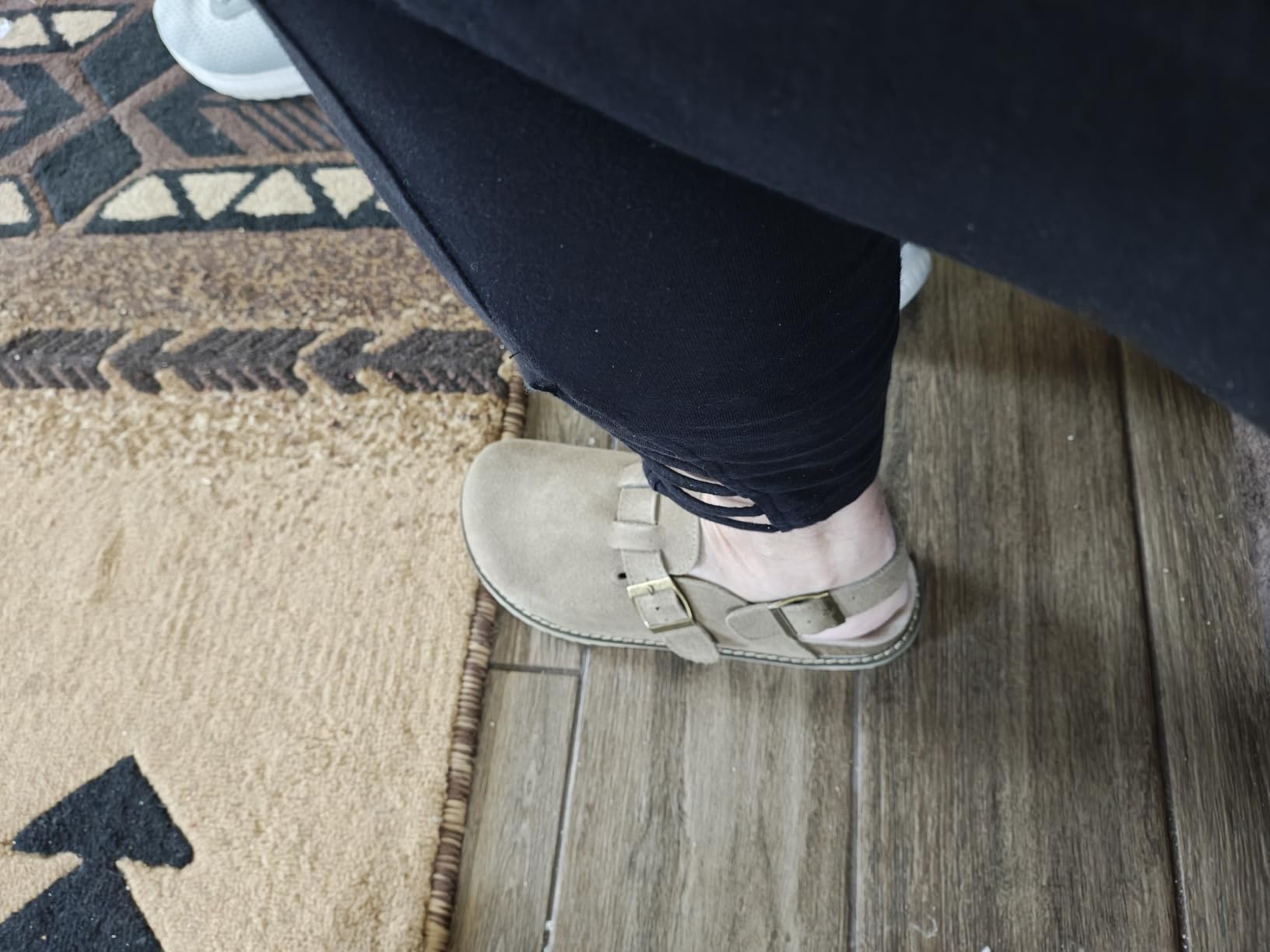 CUSHIONAIRE Brooklyn Genuine Suede Slingback Clogs for Women with Buckle customer photo 2