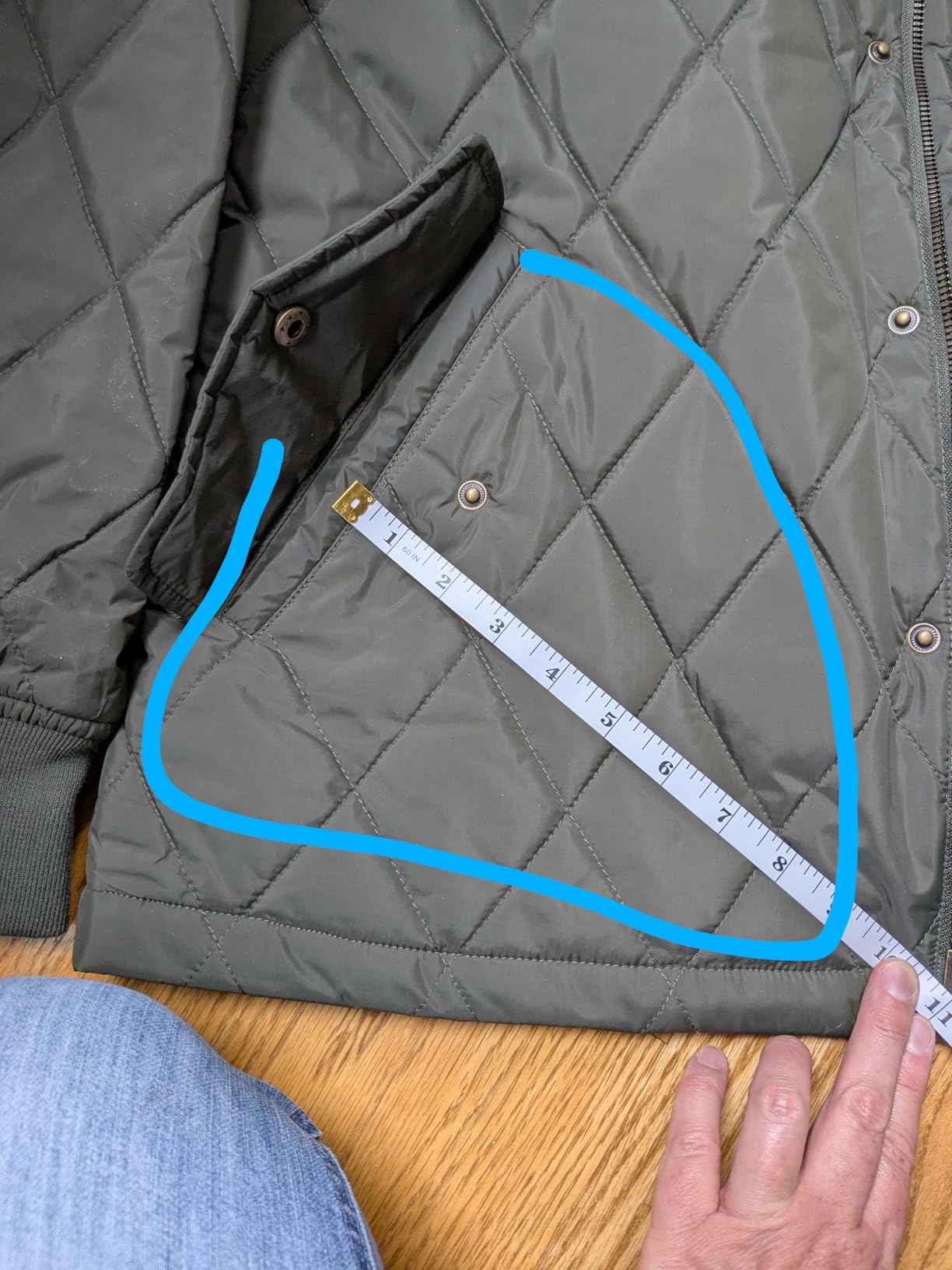 DOCKERS Men's Diamond Quilted Jacket With Corduroy Collar customer photo 1