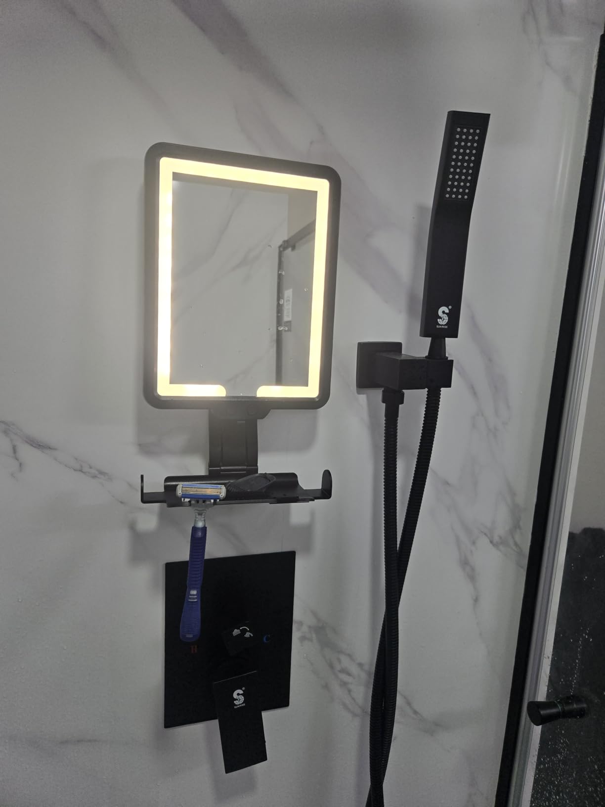 36x48 Inch Arched LED Bathroom Mirror | Backlit and Frontlit, Dimmable Arched Lighted LED Vanity Mirror, Anti-Fog, Memory, 3 Colors, Shatter-Proof, ETL Listed customer photo 1