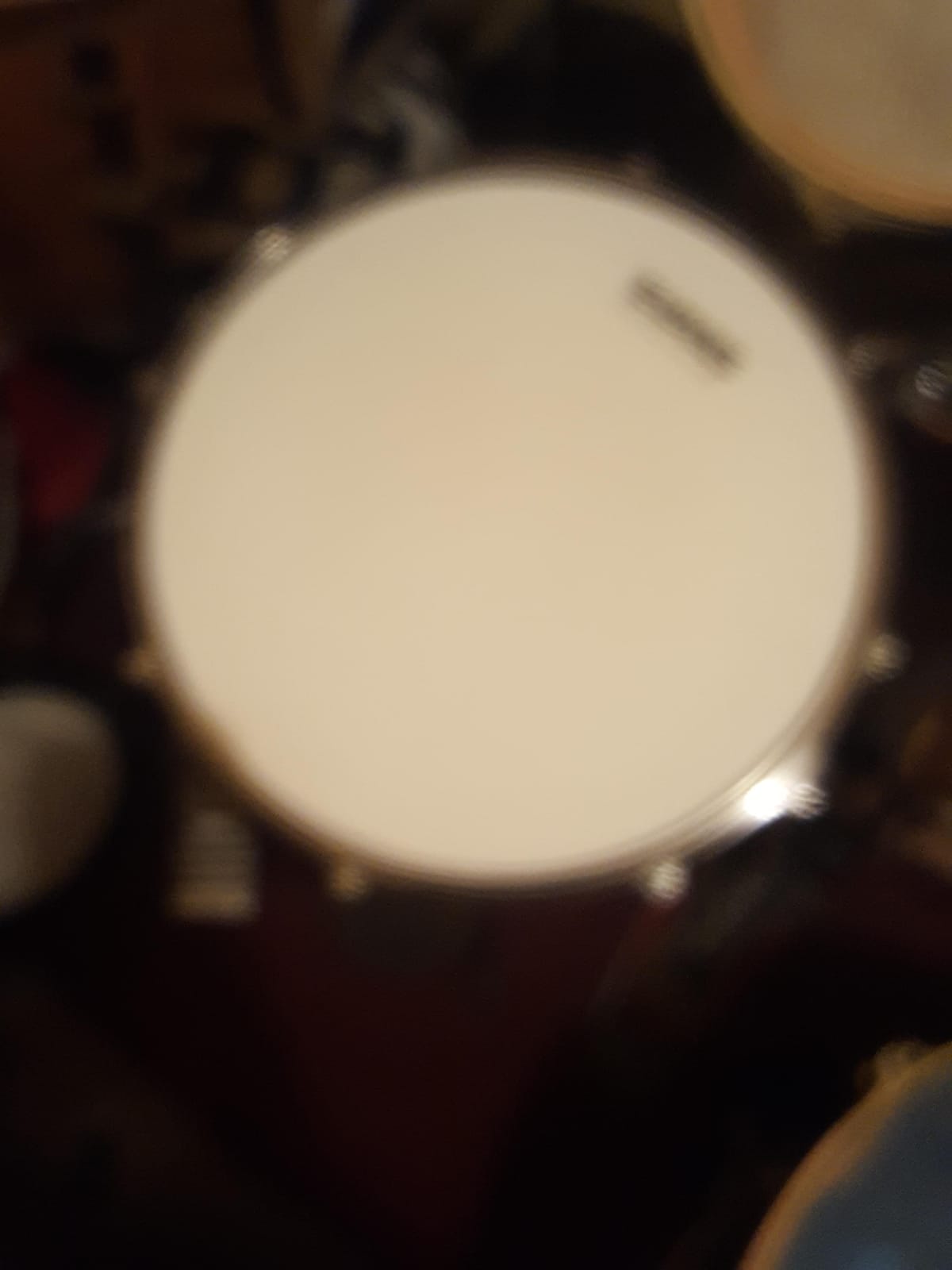 Evans HD Dry Coated Tompack Drum Heads 10, 12, 14 Inch | Evans HD Dry heads provide focused tone, controlled overtones, quick response and coated performance for studio and stage. customer photo 2