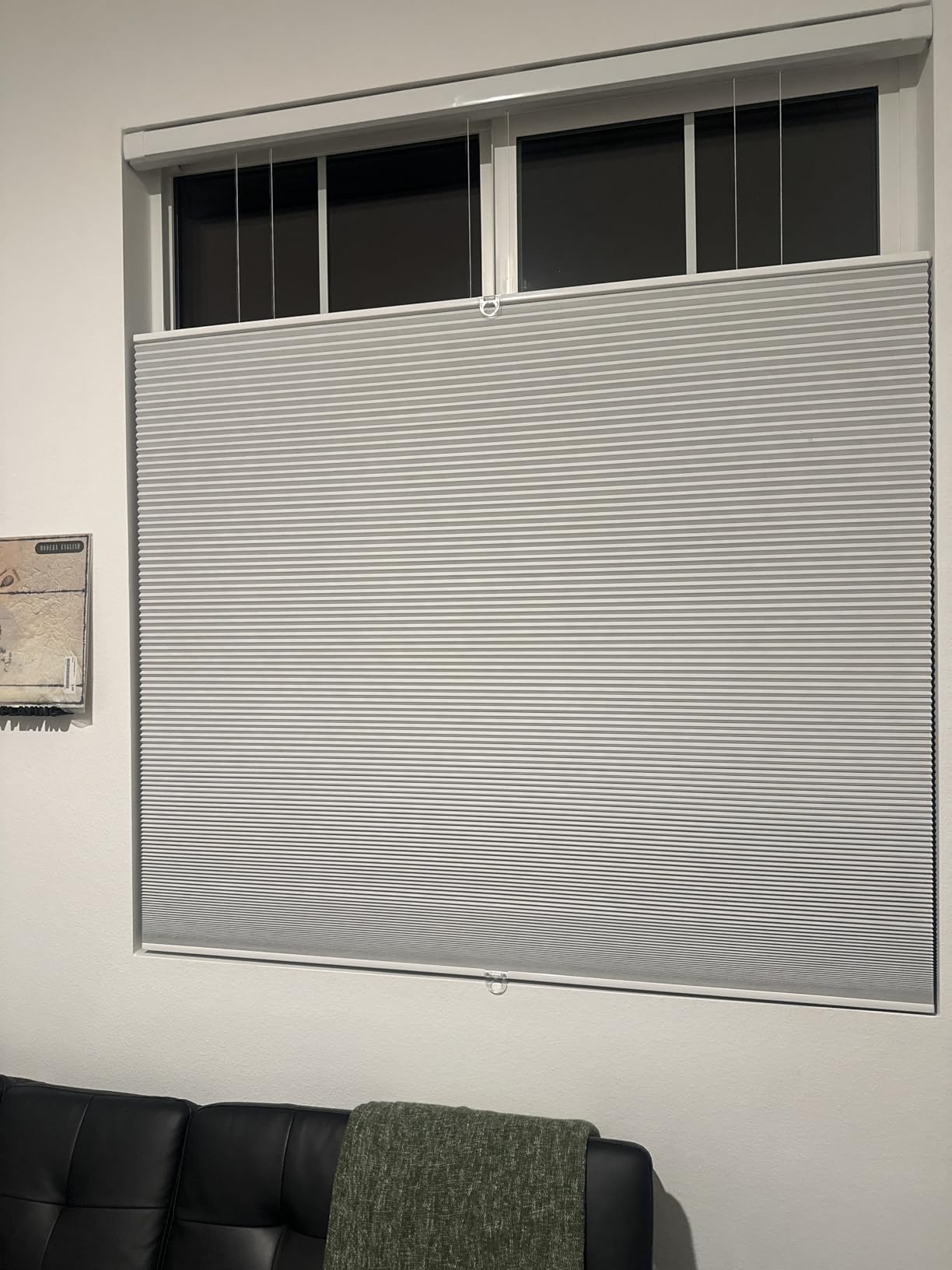 Joydeco No Drill Blackout Cordless Cellular Shades, 72