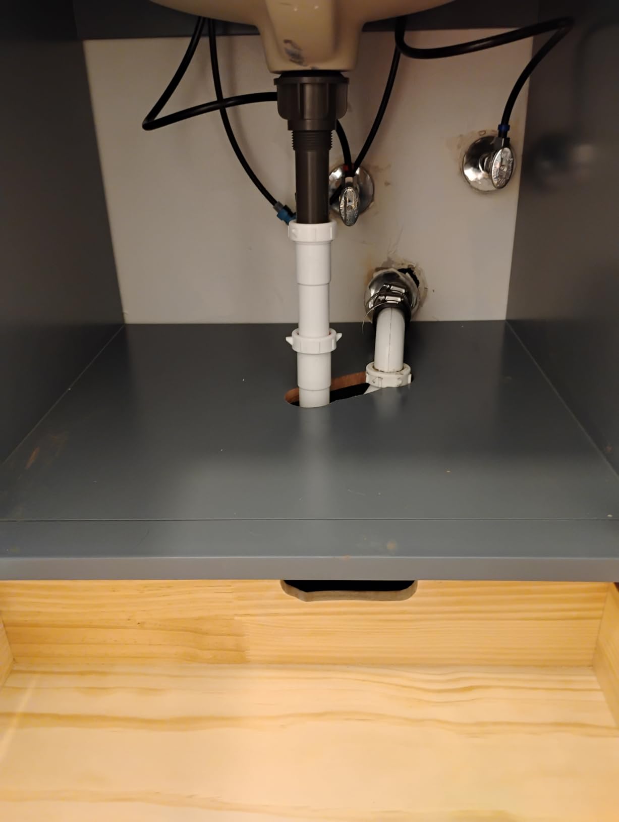 48 Inch Bathroom Vanity with Sink, Modern Steel Blue Bathroom Vanities with Soft Closing Doors & Dovetail Drawers, Quartz Countertop, No Assembly Required customer photo 1