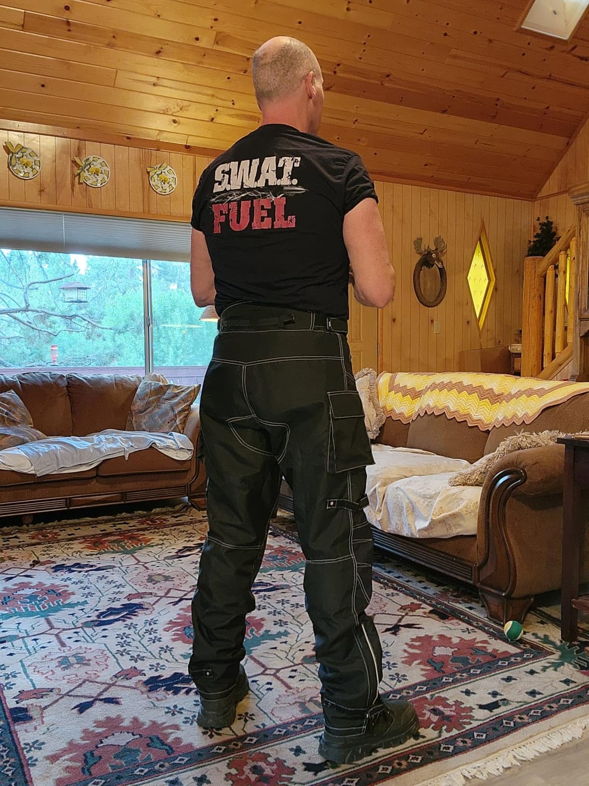 RFG Motorcycle Pants Mens - Waterproof Motorcycle Riding Pants - Ventilation Zippers customer photo 1