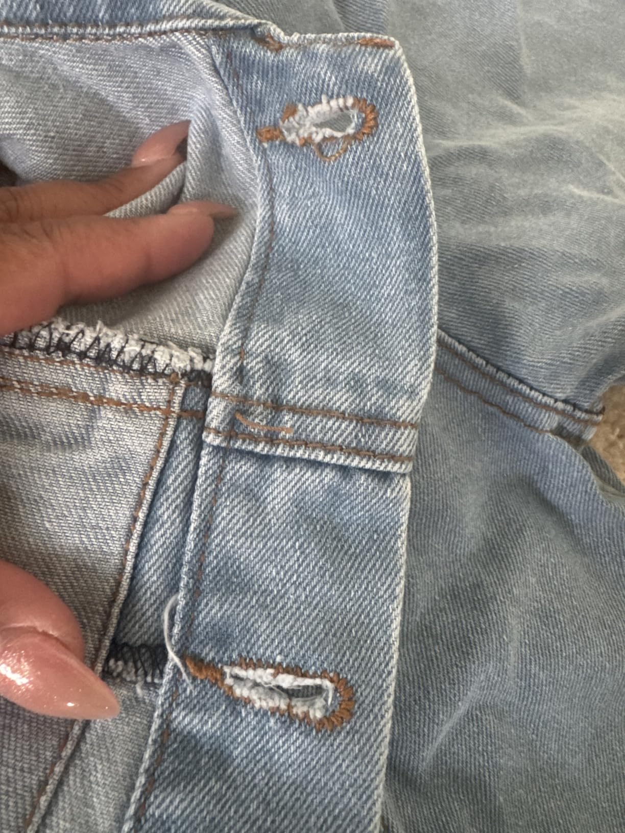 JMOJO Denim Jacket Men - Casual Vintage Regular Fit Button Down Trucker Style customer photo 2