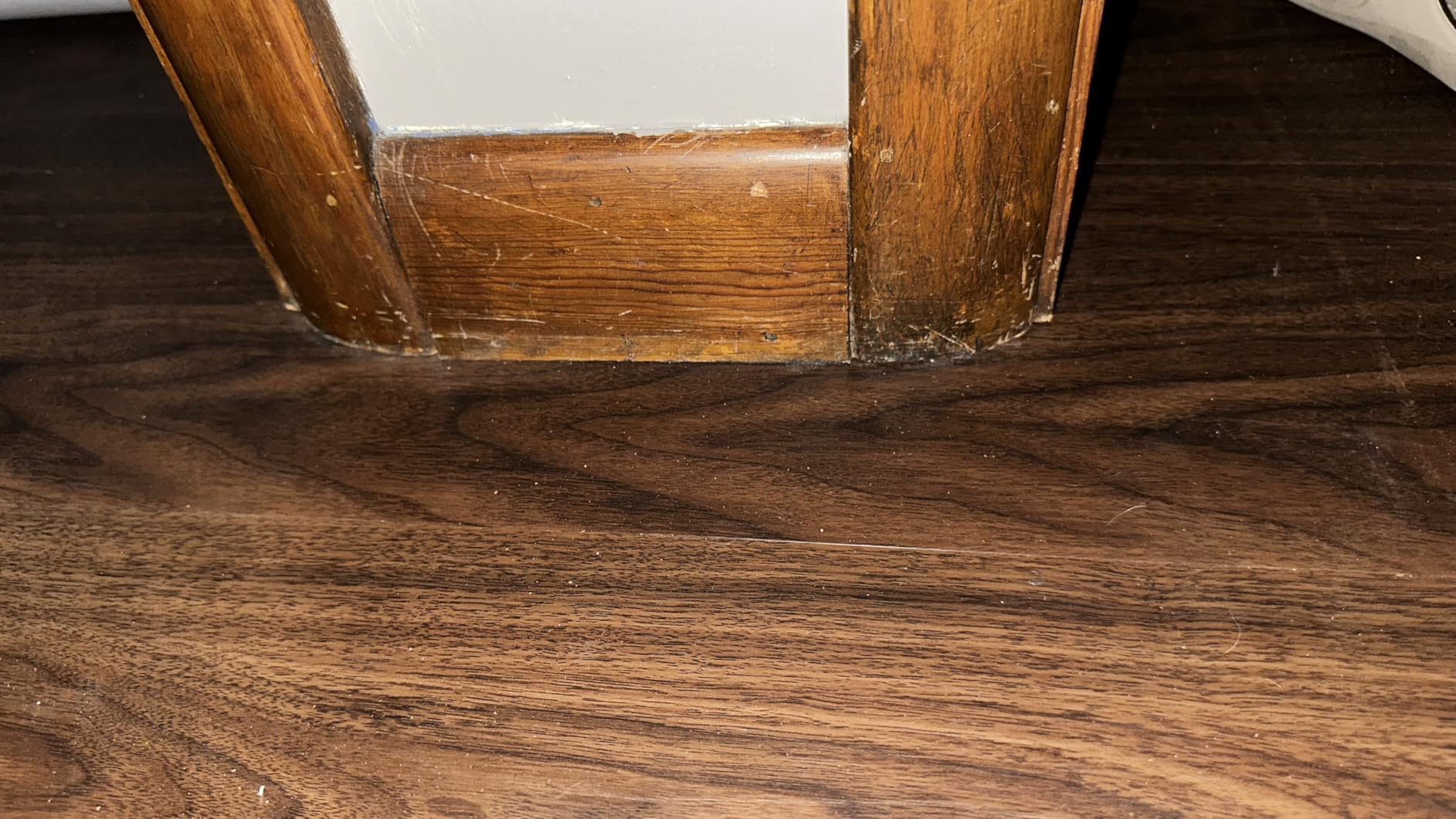 SPC Click Lock Luxury Vinyl Flooring Plank | 21.4 Sq.Ft | Thick 5 mm | Wood Floating LVP Floor Tile| 100% Waterproof |Rigid Core|Use for Indoor/Commercial/Office | (Walnut) customer photo 1