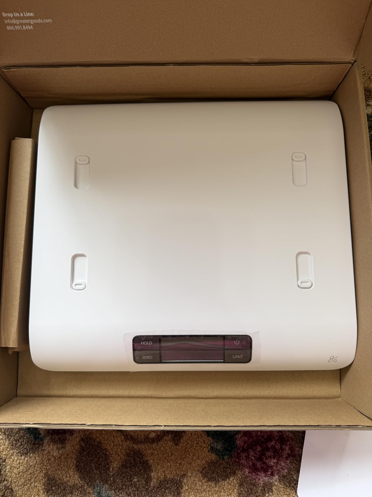 Greater Goods Medical-Grade Baby Scale FDA Class I Device, 0.1oz Increments | Digital Newborn Scale with Removable Tray, 2-in-1 Design, Skin Contact Tested, Growth Tracking App, Quick Tare, 66lb Capacity customer photo 2