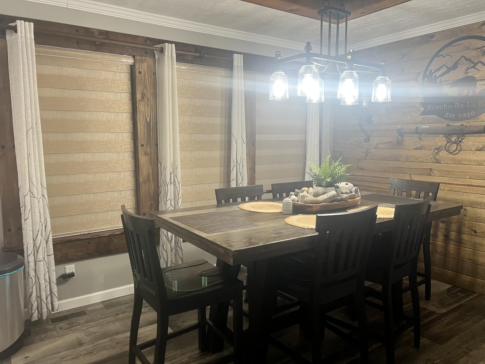 Boolegon Cordless Zebra Blinds for Indoor Windows, Sand Brown, Custom Sizes | Dual Layer Zebra Blinds for Indoor Windows, Free-Stop, Filtering Light Control for Day & Night, Sheer Shades for Home or Office customer photo 1