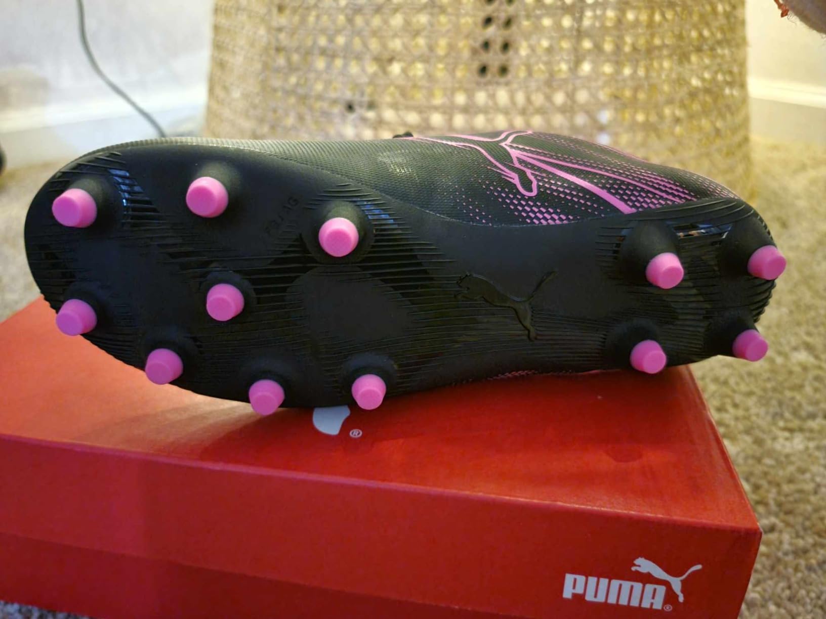 Puma Unisex-Child Attacanto Firm Ground/Artificial Ground Soccer Cleats customer photo 1