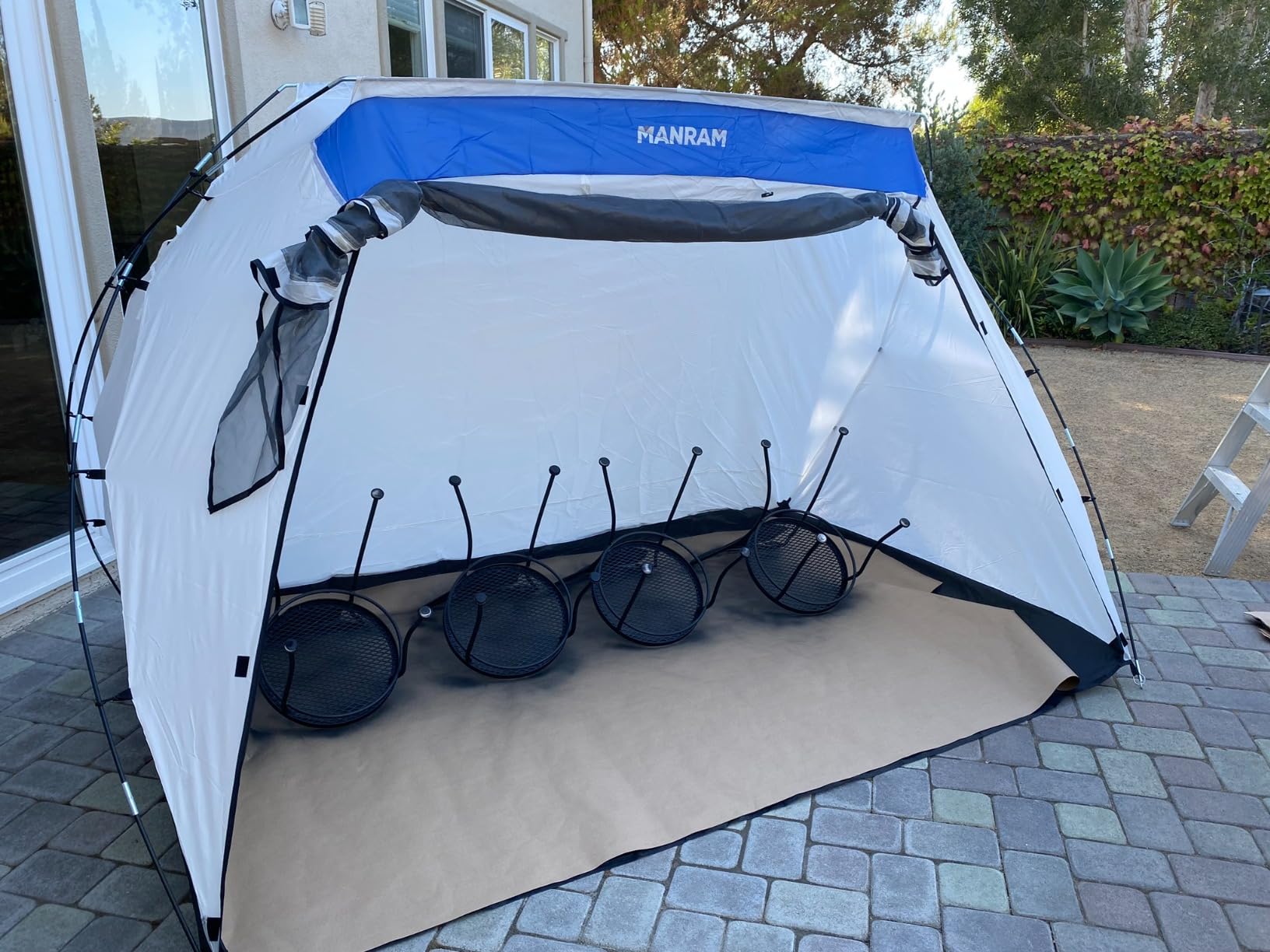 Portable Paint Tent (2.5x2.5x3.25 ft) Small Paint Booth with Built-in Floor, Built-in Straps, and Storage Bag - Ideal for DIY Painting Projects customer photo 1