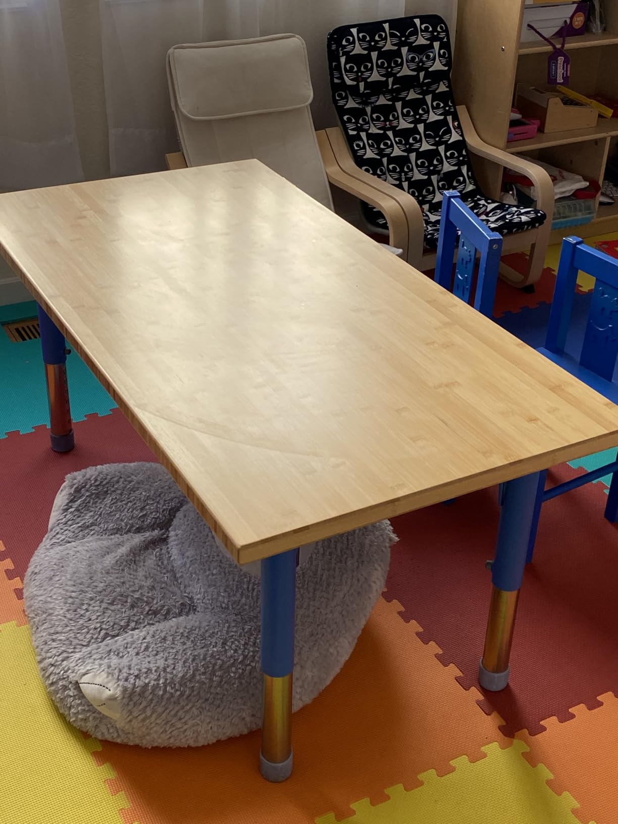 Finished Bamboo Butcher Block Countertop, 30 x 25 x 1.2 Inch | Cut-to-fit finished bamboo countertop for compact kitchens, cabinets, desks, coffee bars, laundry areas, and DIY builds. customer photo 2