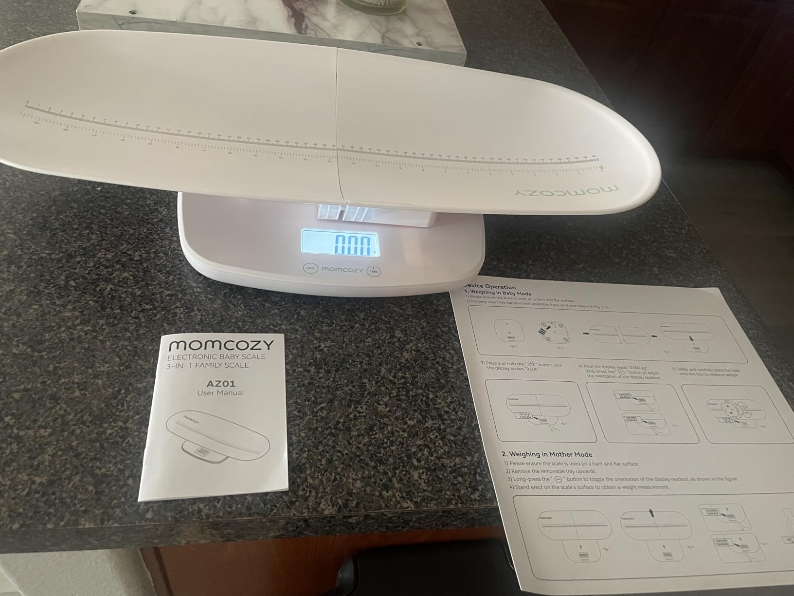 Momcozy Baby Scale, Weight, Height and Weighted Feeds customer photo 2