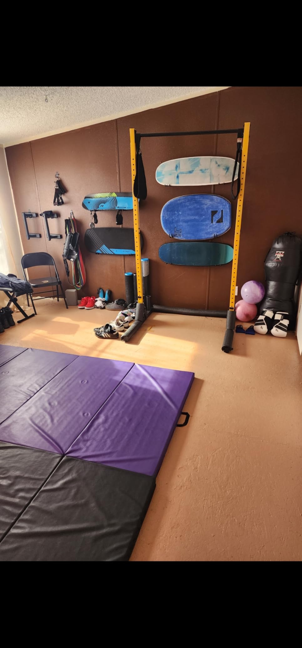 Fitvids Folding Exercise Gymnastics Mat 4'x8'x2