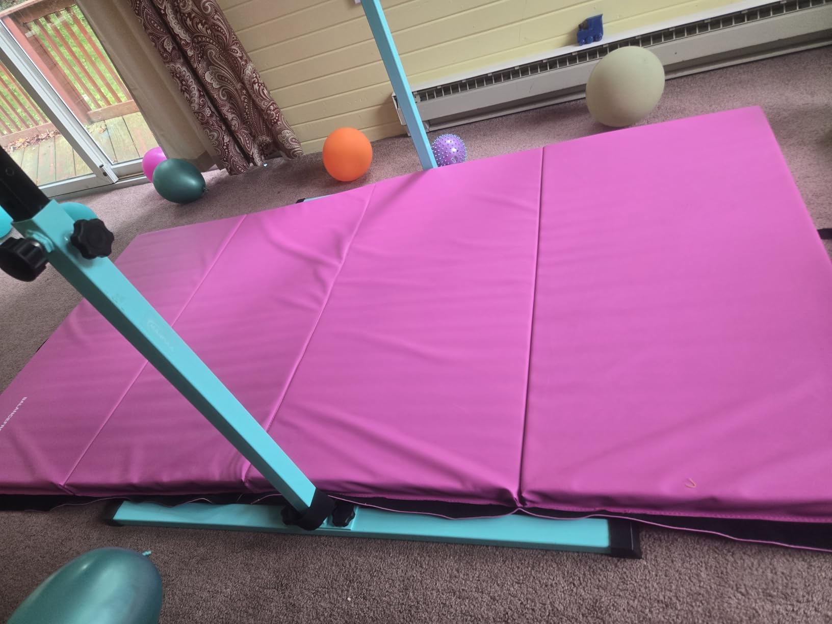 Fitvids Folding Exercise Gymnastics Mat 4'x8'x2