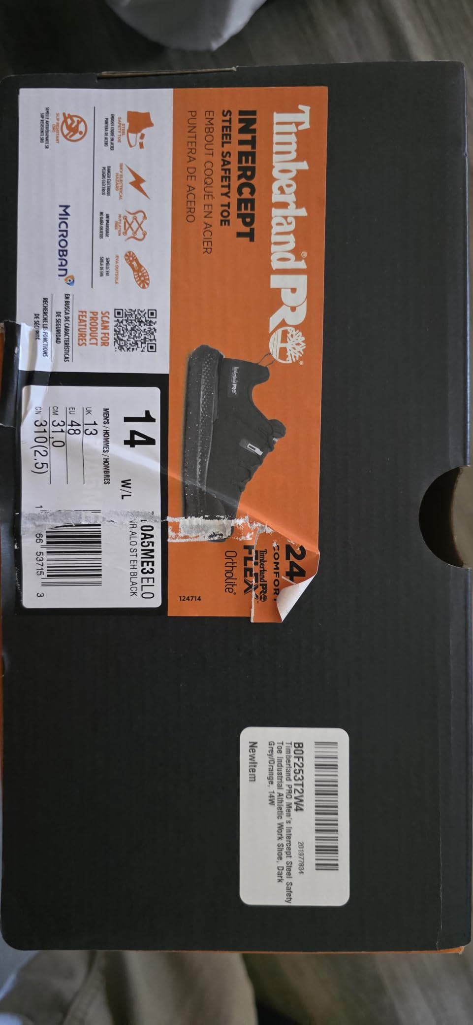 Timberland PRO Men's Intercept Steel Safety Toe Industrial Athletic Work Shoe customer photo 2