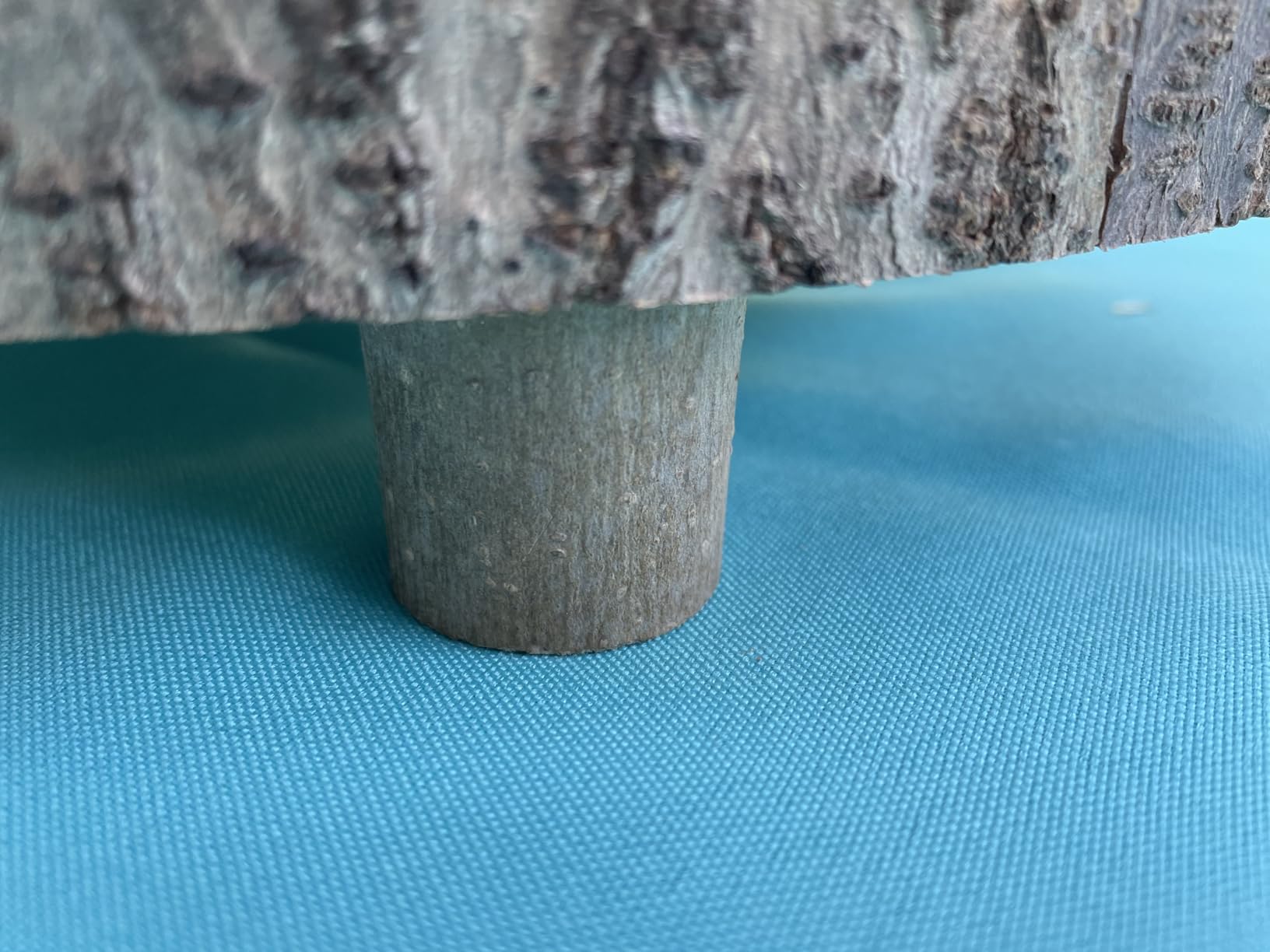 Rustic Wood Cake Stand - 11-13 Inch Wooden Slice with Legs for Elegant Wedding, Birthday, & Woodland-Themed Parties (1Pcs) customer photo 2