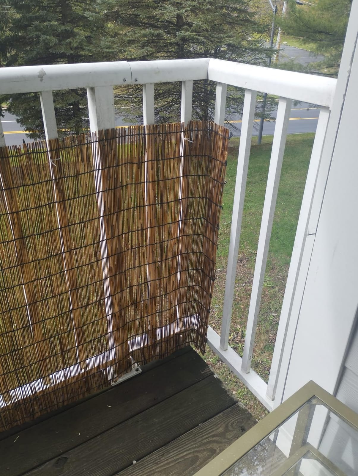 Bamboo Fence, Reed Fencing 4 Feet High Bamboo Privacy Screen Outdoor for Patio, 4x16FT Natural Reed Fencing customer photo 1