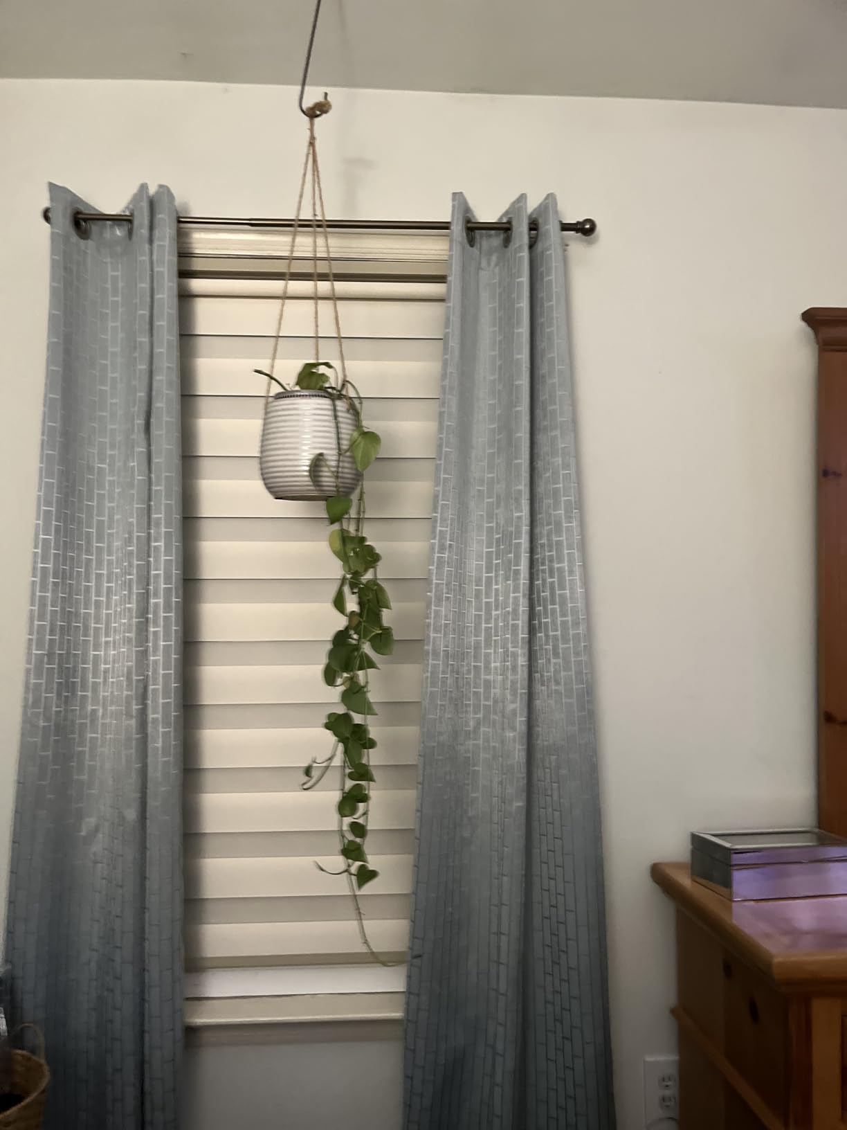 LazBlinds No Drill Zebra Blinds for Windows 34.5