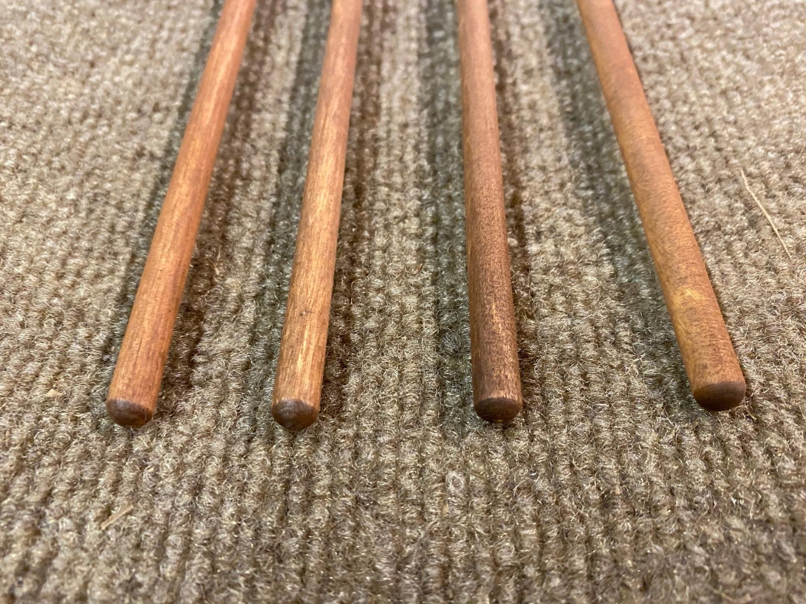 Timber Drum Co. Xylophone/Bell Kit Mallet Set - MADE IN U.S.A. Percussion | Sticks For Glockenspiel, Marimba, Cymbals, Blocks, Tongue Drum - 5 Pairs Soft To Hard, Solid Birch Handles, 15.25