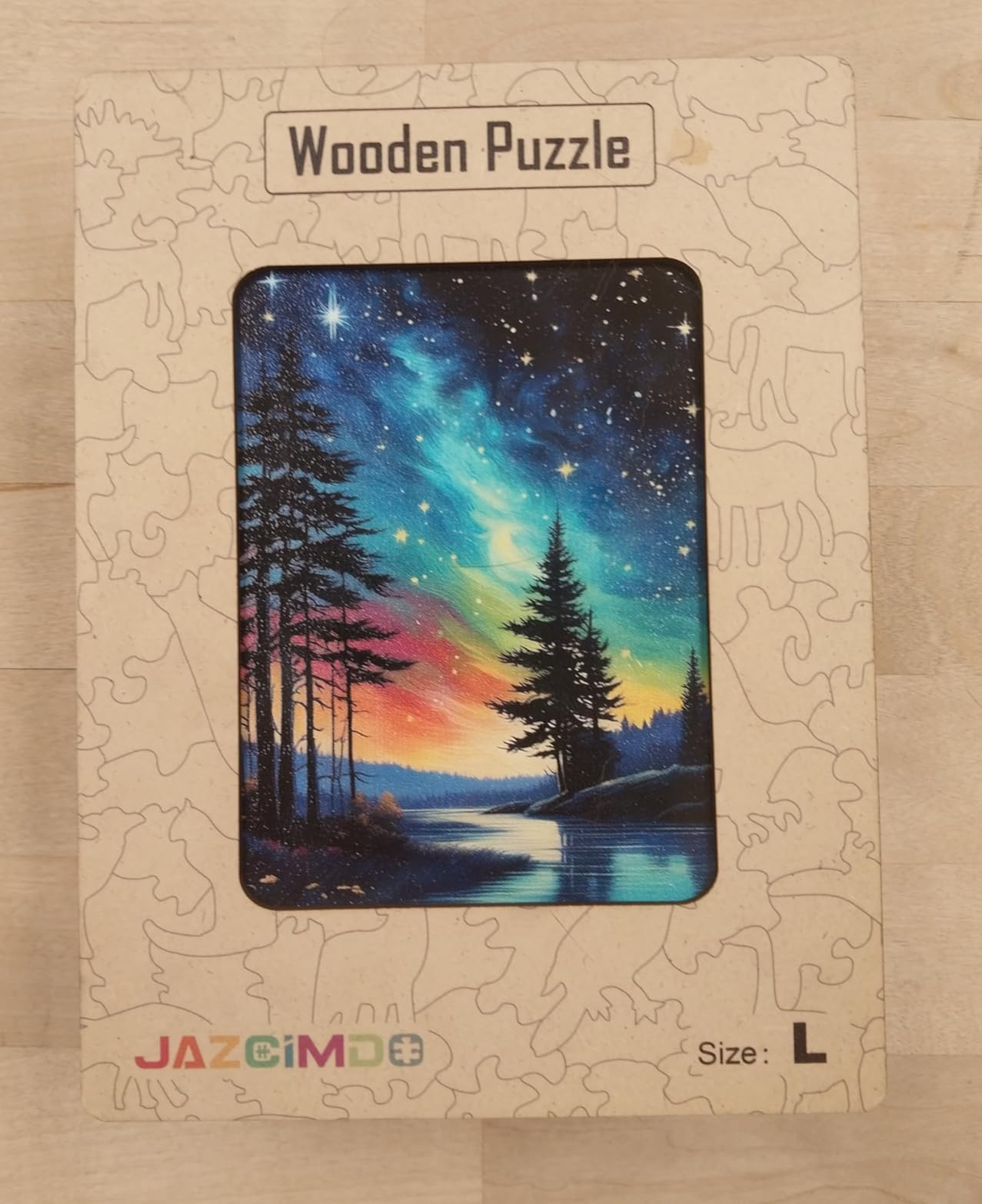 Wooden Puzzles for Adults, Unique Animal Shaped Wooden Jigsaw Puzzles for Adults, Wood Puzzles Adult for Family Game Birthday Gift with Exquisite Wooden Box (11.2 x 14.1in, 270pcs) customer photo 2