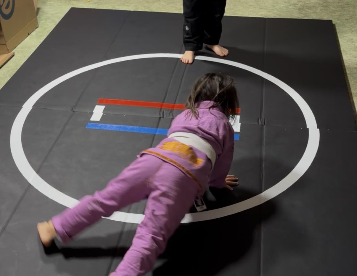 Wrestling Mat 10'x10'/8'x8'/6.6'x10' for Home Outdoor Indoor, 1.2