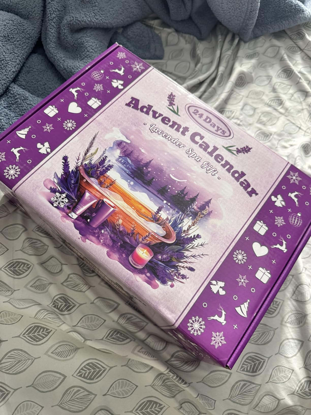 Exun Advent Calendar 2026 Adult Women - 24 Days of Christmas Countdown Gifts | Lavender Spa Gift Basket for Mom, Wife, Girlfriend & Sister, Individually Boxed Beauty & Skincare Surprises for the Christmas customer photo 1