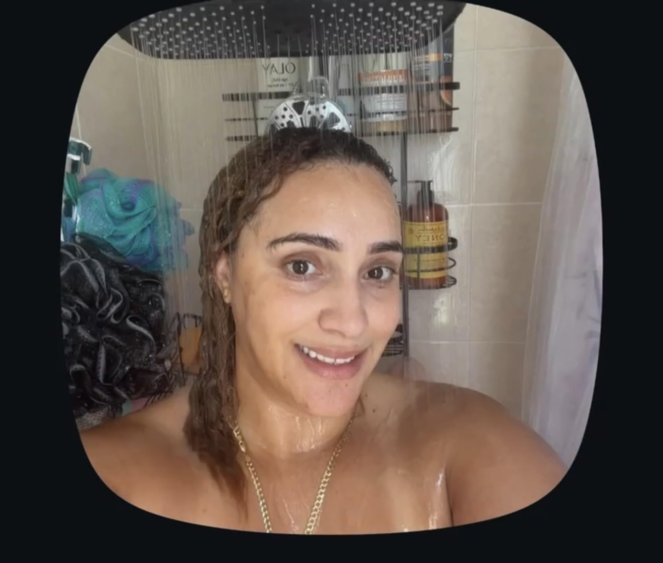 Rain Shower Head with filtered Handheld High Pressure rainfall Shower Heads with Handheld Spray Combo Adjustable one-piece stand daul shower head Built-in Magnetic Docking and Power Jets customer photo 1