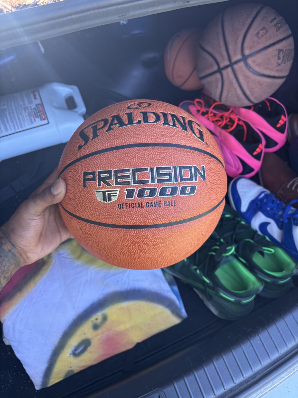Spalding Precision TF-1000 Official Game Ball, Indoor Basketball customer photo 1