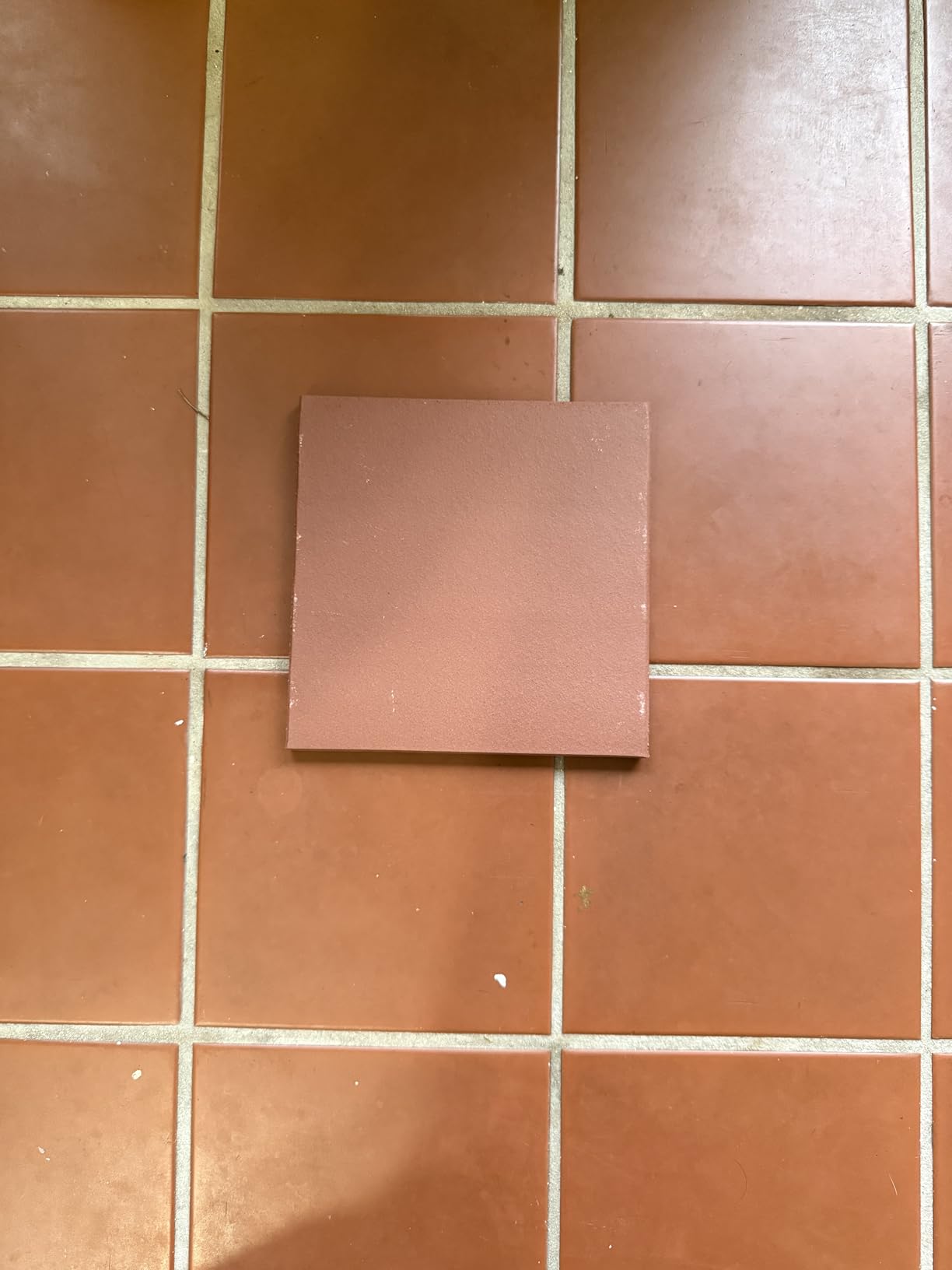 Tenedos 6x6 Red Quarry Tile - Durable Ceramic Floor Wall Tile Indoor and Outdoor Use, Matte Finish, Non-Slip Surface customer photo 1
