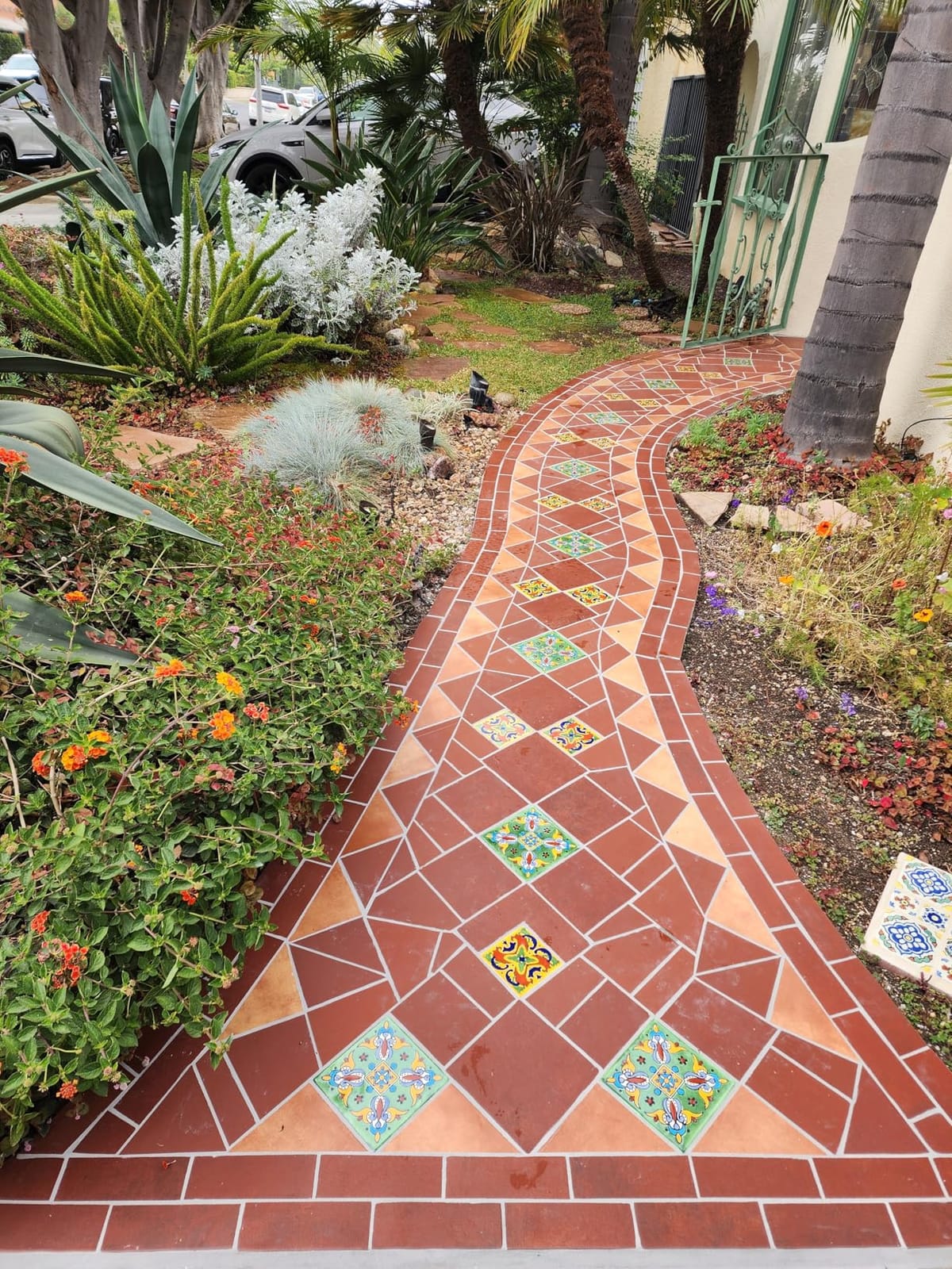 Tenedos 6x6 Red Quarry Tile - Durable Ceramic Floor Wall Tile Indoor and Outdoor Use, Matte Finish, Non-Slip Surface customer photo 2