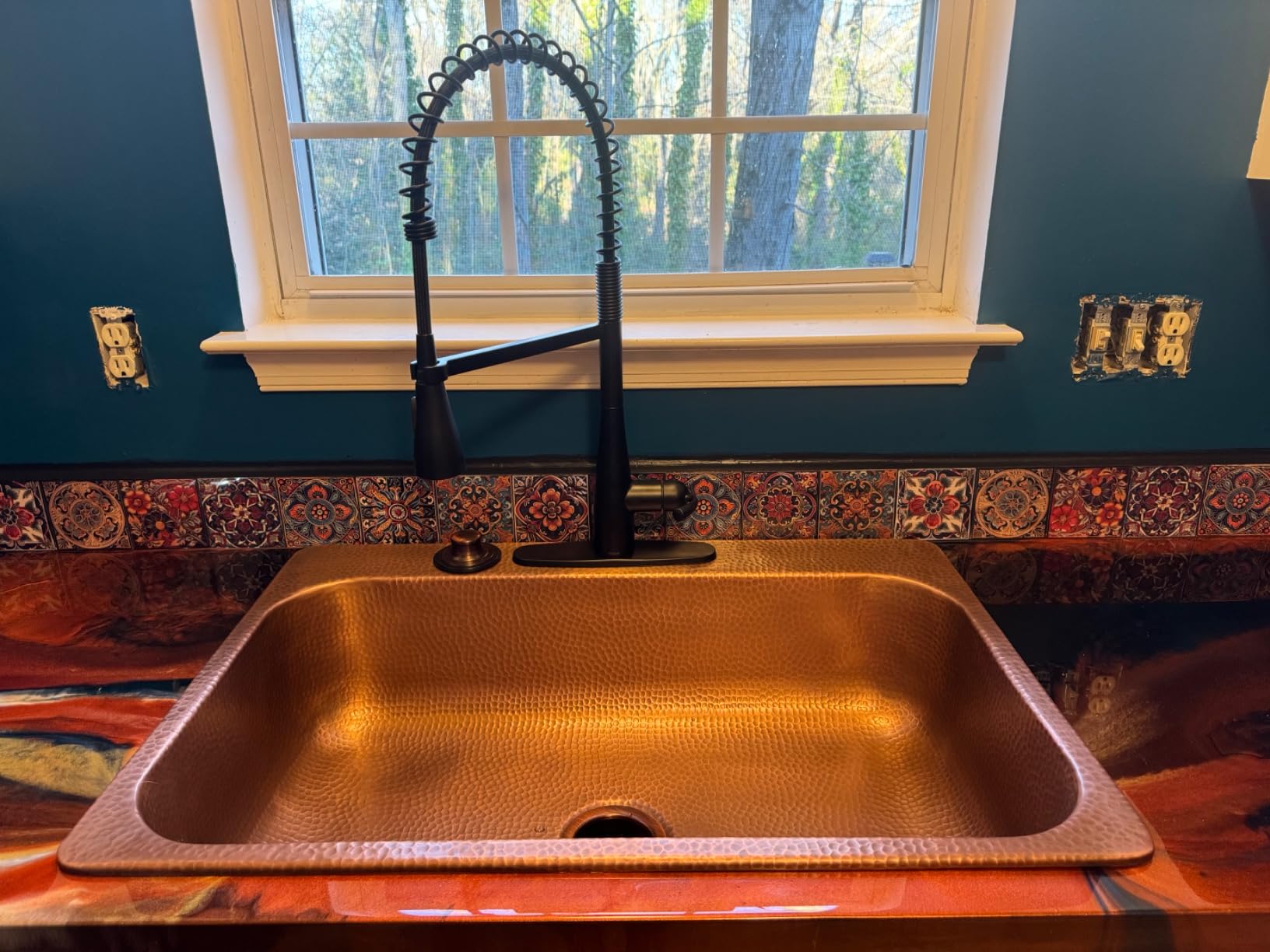 Sinkology Angelico 33 in Copper Drop-In Kitchen Sink, 4-Hole Single Bowl customer photo 1