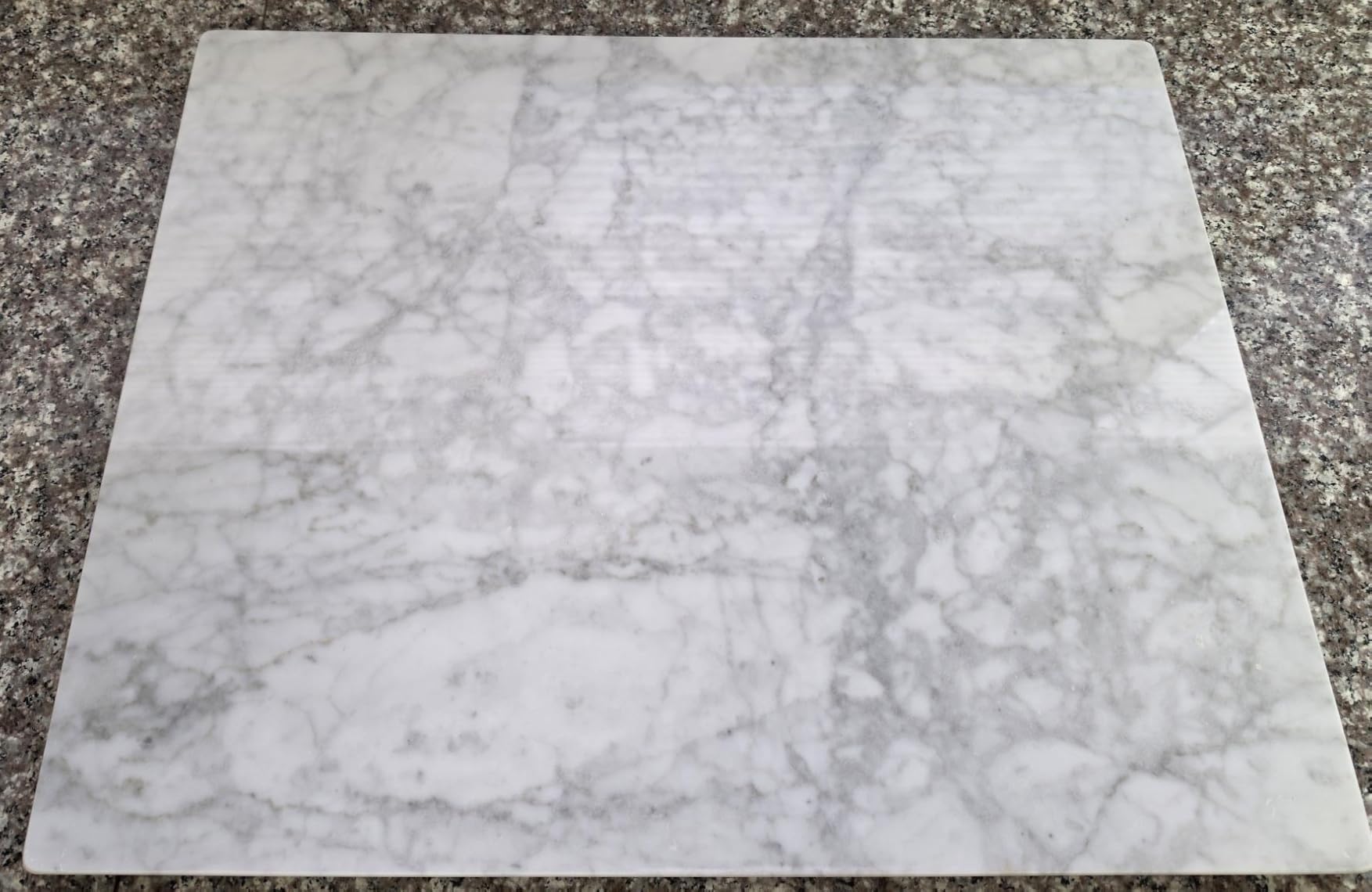 Marble Cutting Board for Kitchen 16x12 Inch Italian Carrara White customer photo 1