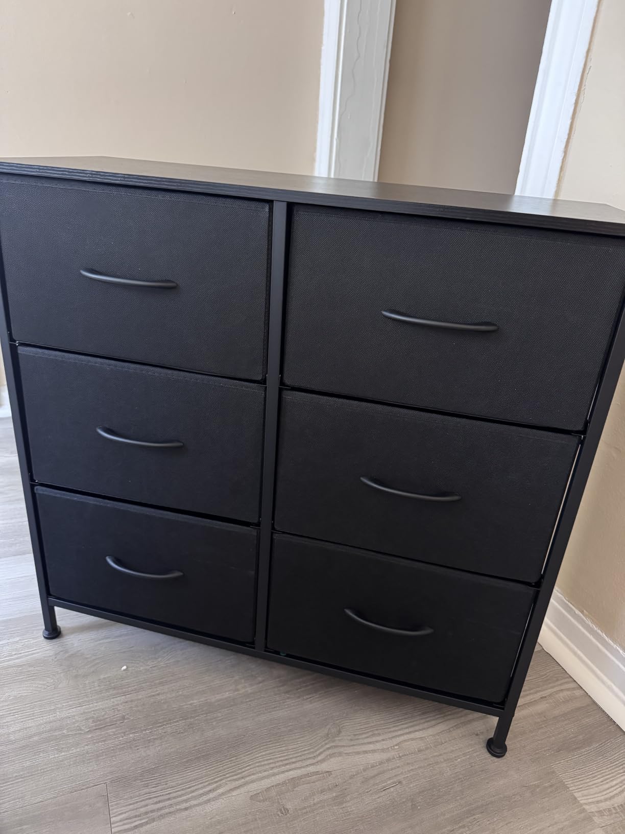 SONGMICS BELLAH Collection - Dresser for Bedroom, Chest of Drawers, Storage Organizer Unit, Closet, Entryway, Steel, 8 Drawers, Modern, Ebony Black ULGS124B01S customer photo 2