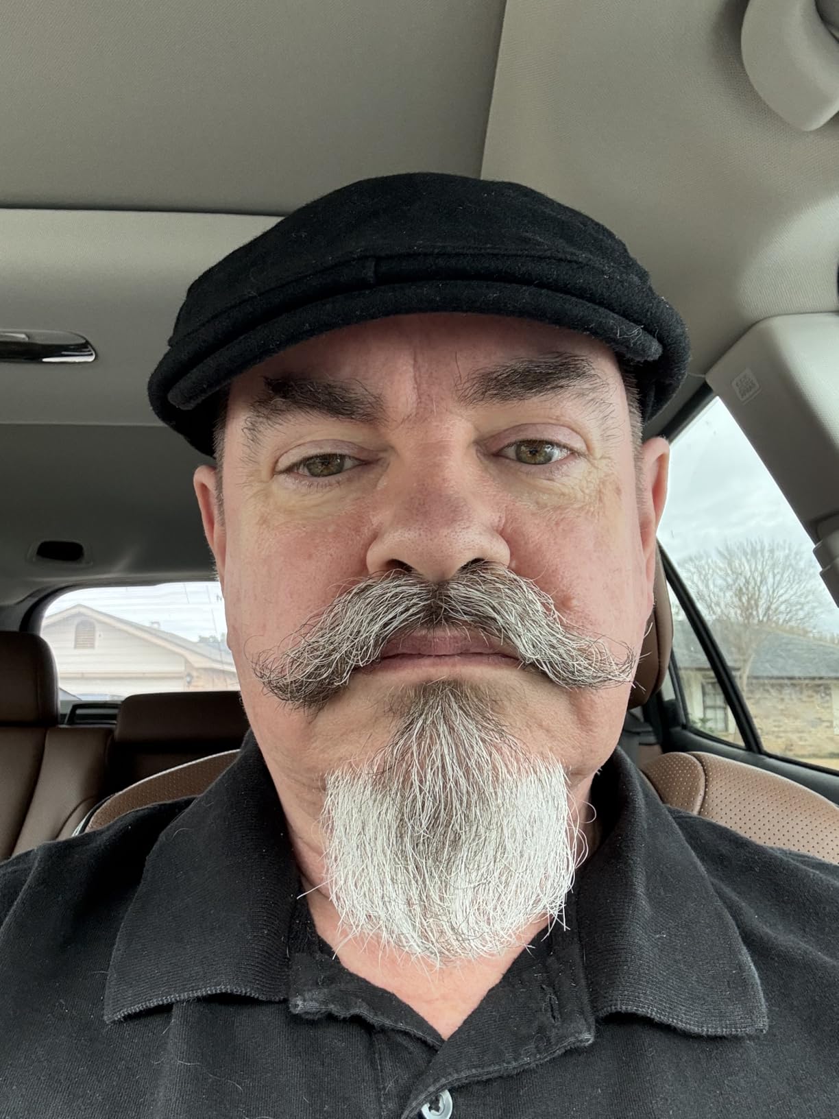 The Original Boston Scally Cap - The Neighborhood Mens Flat Hat - Single Panel Newsboy Cap for Men customer photo 2