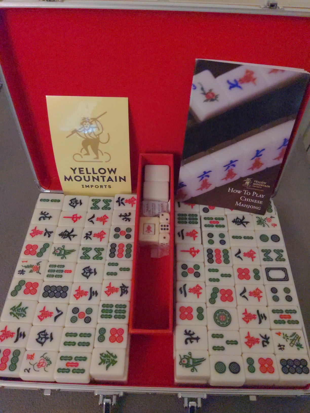 Yellow Mountain Imports Chinese Mahjong Set,