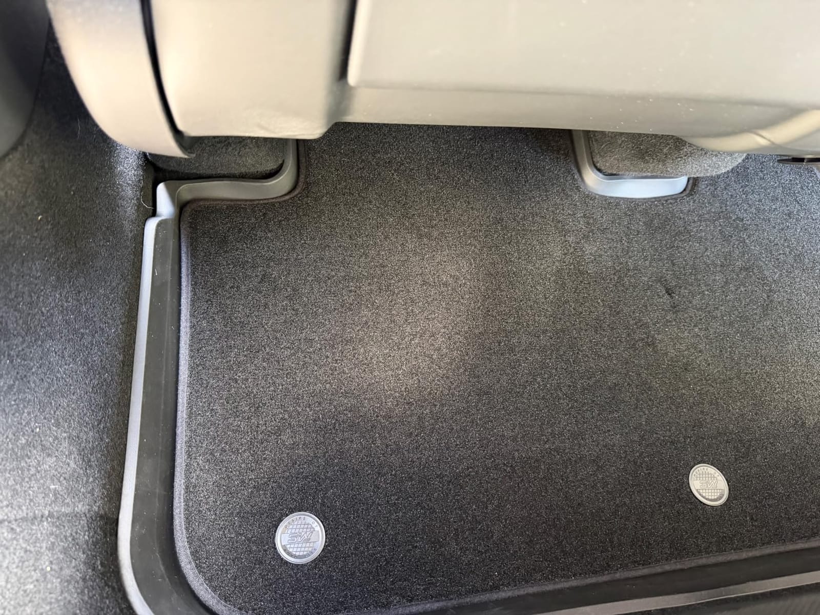 3W Tesla Model Y Juniper Metal Pedal Floor Mats with Carpets, Not Standard | Double Layer, All Weather TPE Waterproof Custom Fit Automotive Car Floor Liners, Model Y Accessories,Black, Vigormold customer photo 1