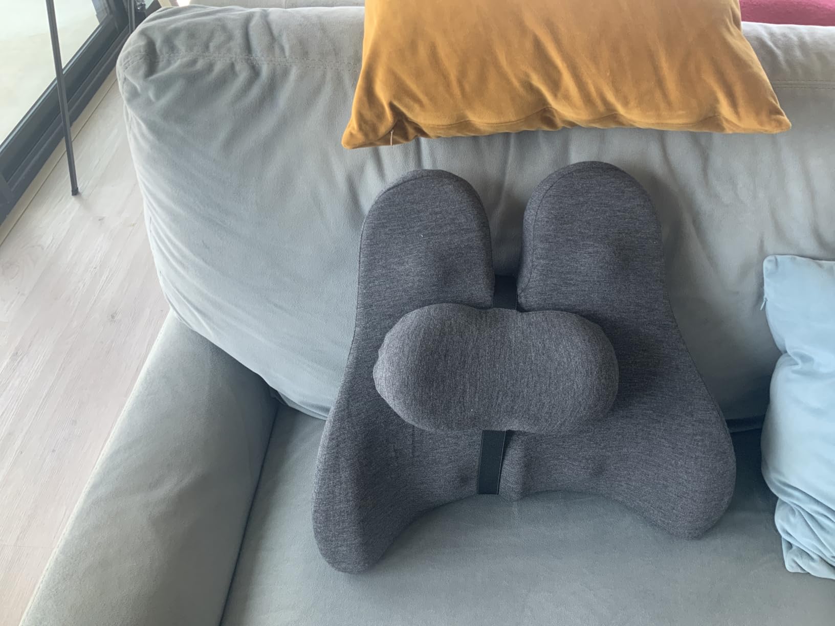 The Forme Cushion - Premium Ergonomic Lumbar Support Pillow | Lower Back Pain Relief Cushion with Adjustable SpineAlign Bolster and Dense Memory Foam for All-Day Comfort customer photo 1